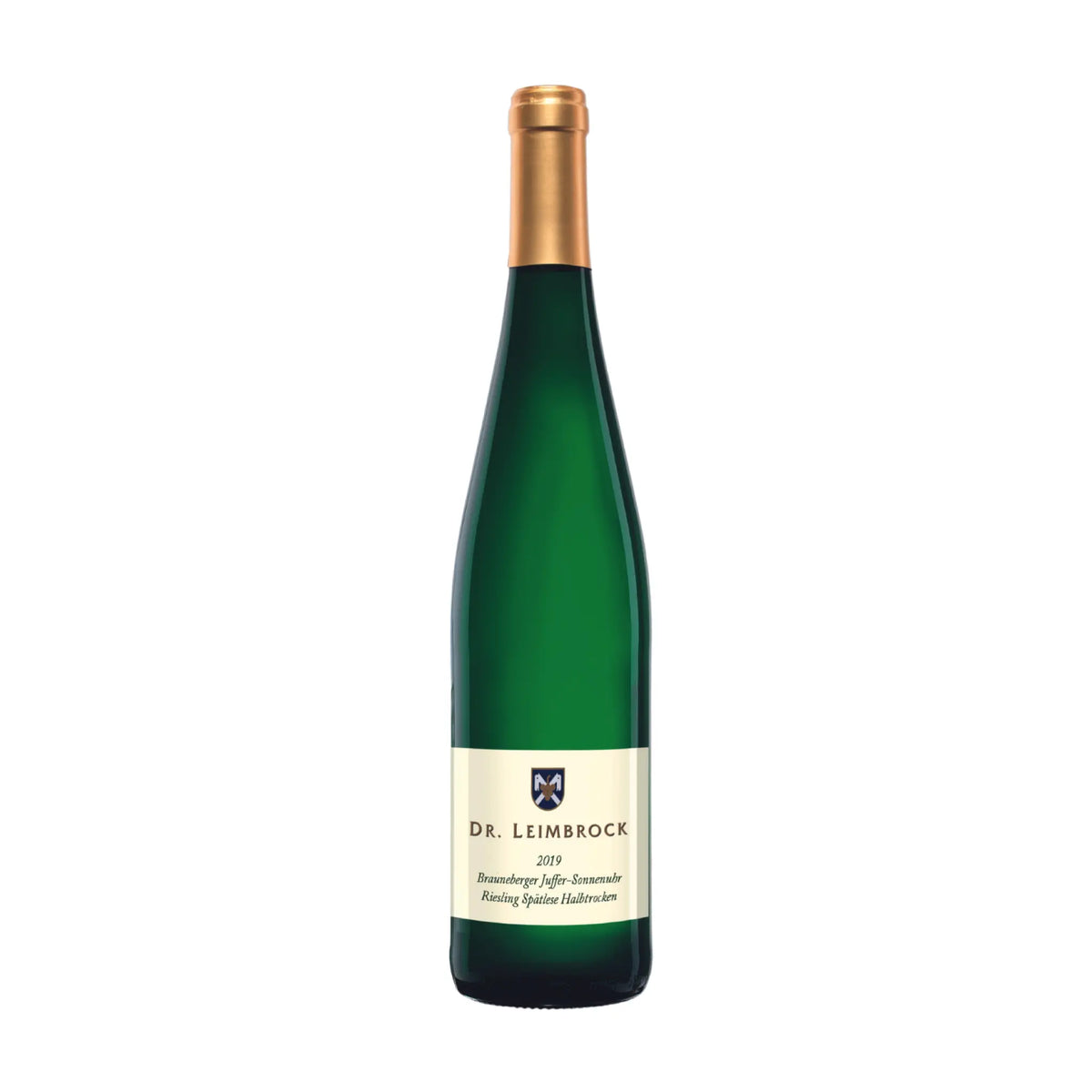 Dr. Leimbrock-Weißwein-Riesling-Deutschland-Mosel-2019 Brauneberger Juffer-Sonnenuhr Riesling Spätlese Halbtrocken-WINECOM