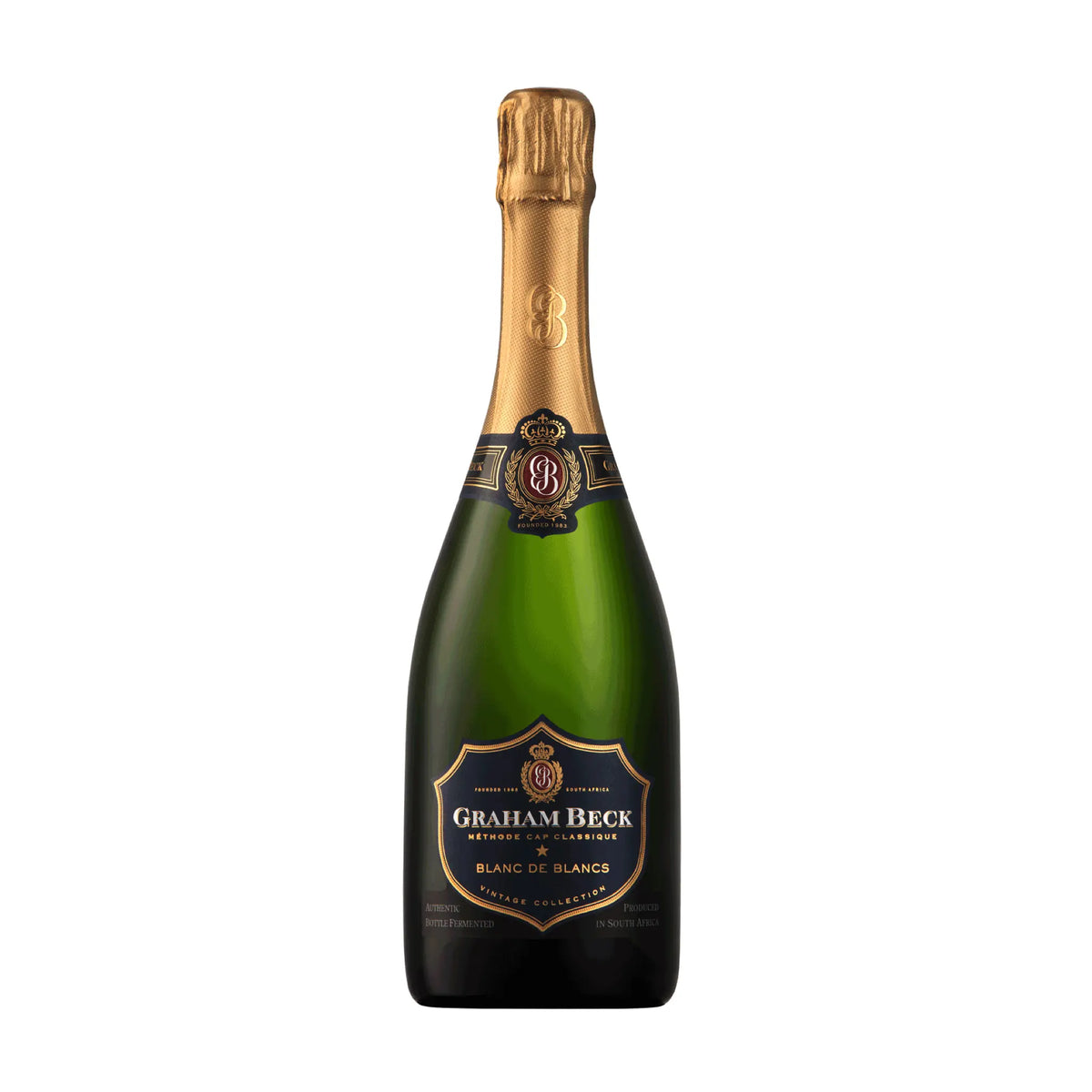 Graham Beck-Schaumwein-Schaumwein-Südafrika-Robertson-Cap Classique Blanc de Blancs 2018-WINECOM