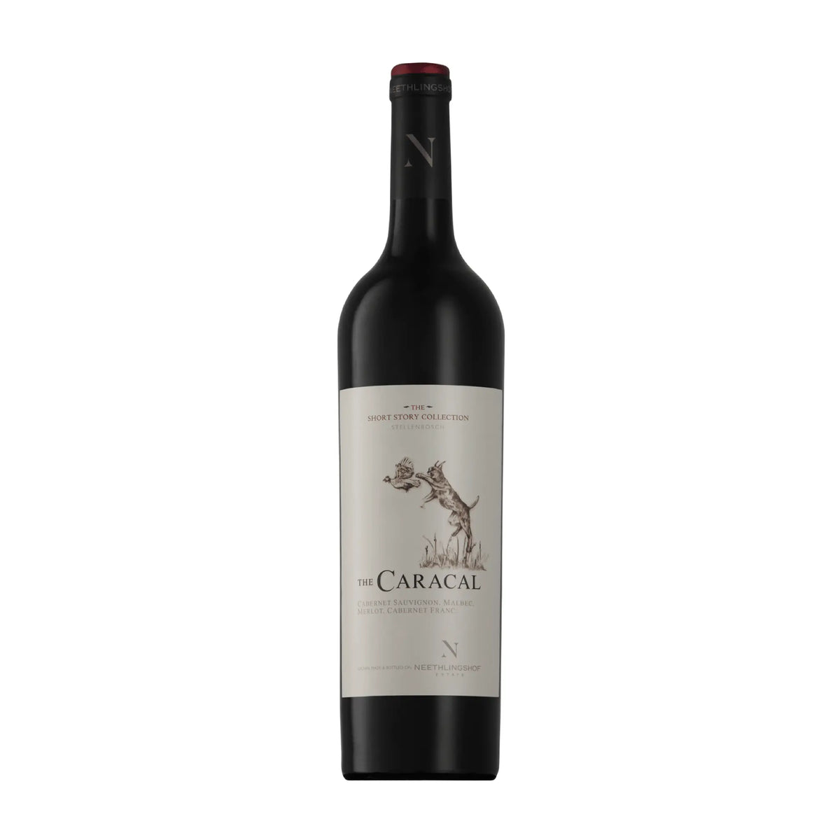 Neethlingshof-Rotwein-Cuvée-Südafrika-Stellenbosch-Short Story Collection The Caracal 2018 Magnum 1.5L-WINECOM