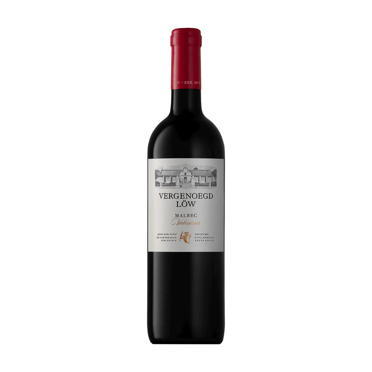 Vergenoeged Löw-Rotwein-Malbec-Südafrika-Stellenbosch-Valentina Malbec 2021-WINECOM