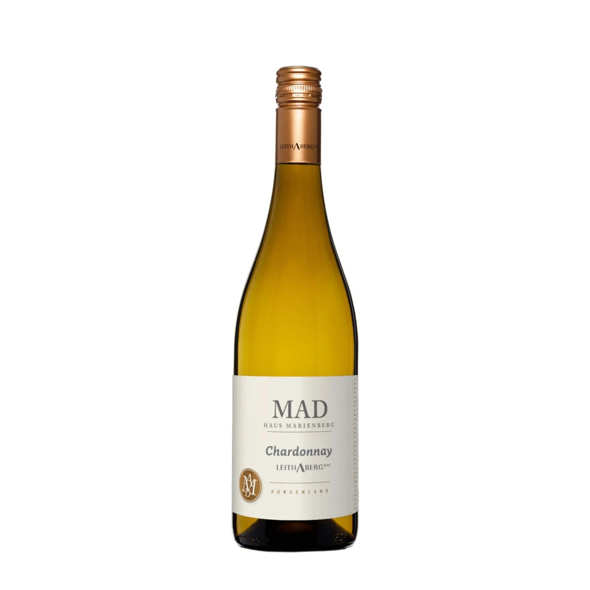 Chardonnay Leithaberg DAC 2023 vom Weingut MAD, Weißwein aus der Region Burgenland, Österreich