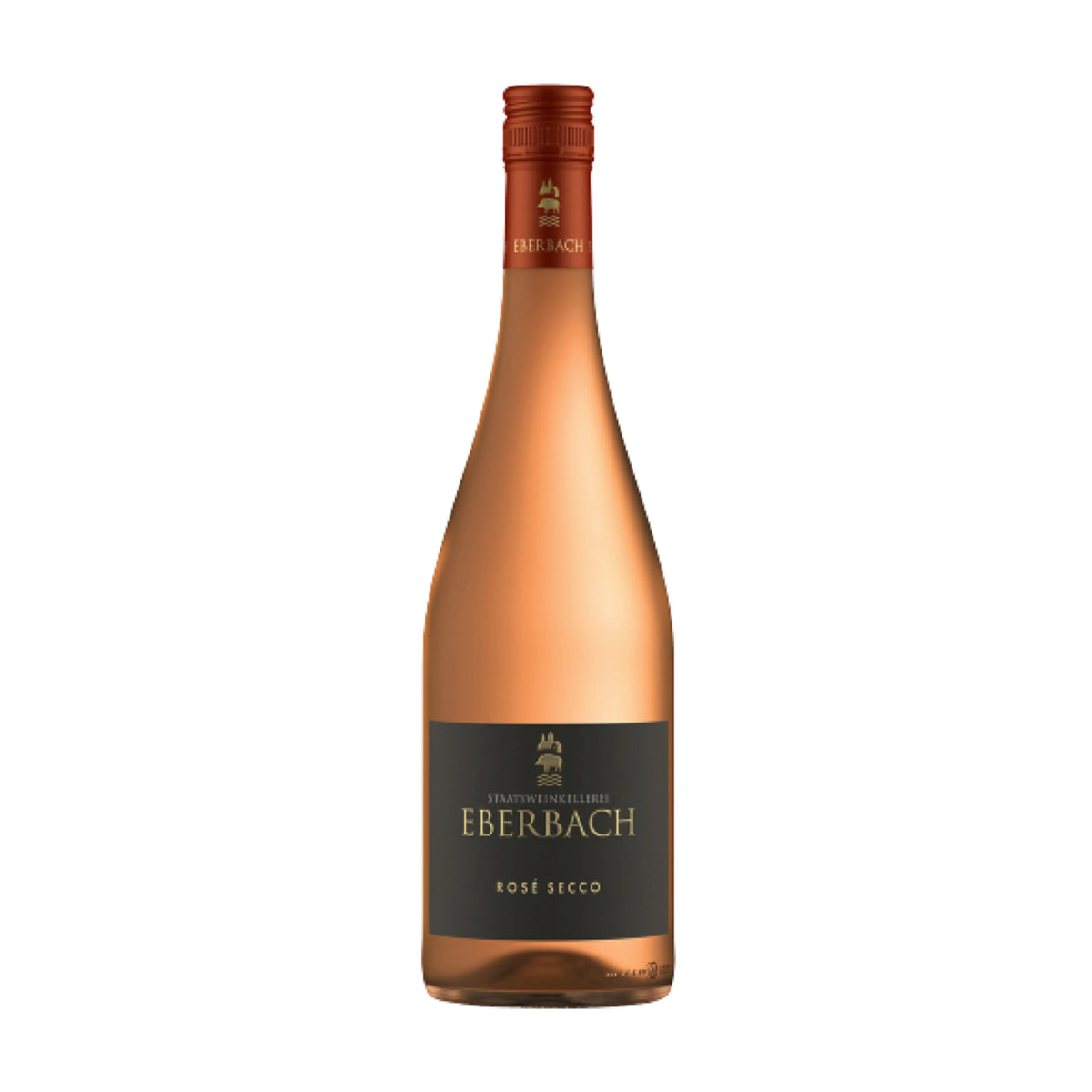 Eberbach Rosé Secco vom Weingut Kloster Eberbach, Schaumwein aus der Region Hessische Bergstrasse, Deutschland