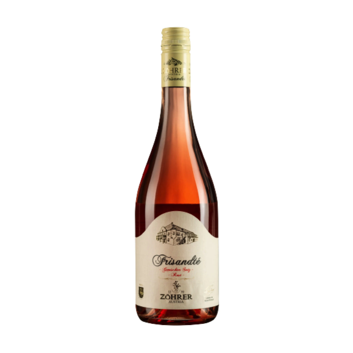 Frisandté Rosé vom Weingut Anton Zöhrer, Schaumwein, aus der Region Krems, Österreich