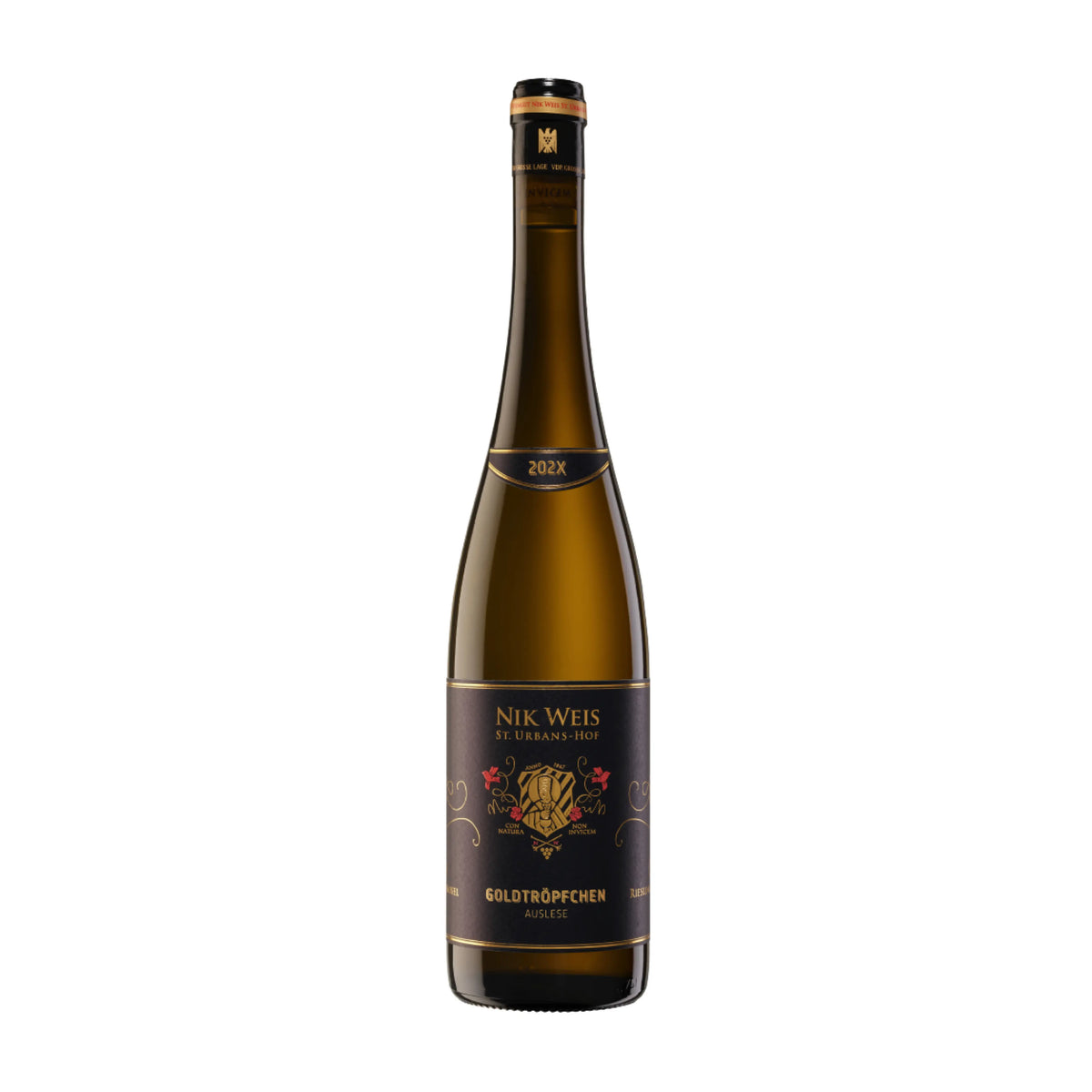 2019 Goldtröpfchen Auslese vom Weingut Nik Weis St. Urbans-Hof, Weißwein aus der Region Mosel, Deutschland