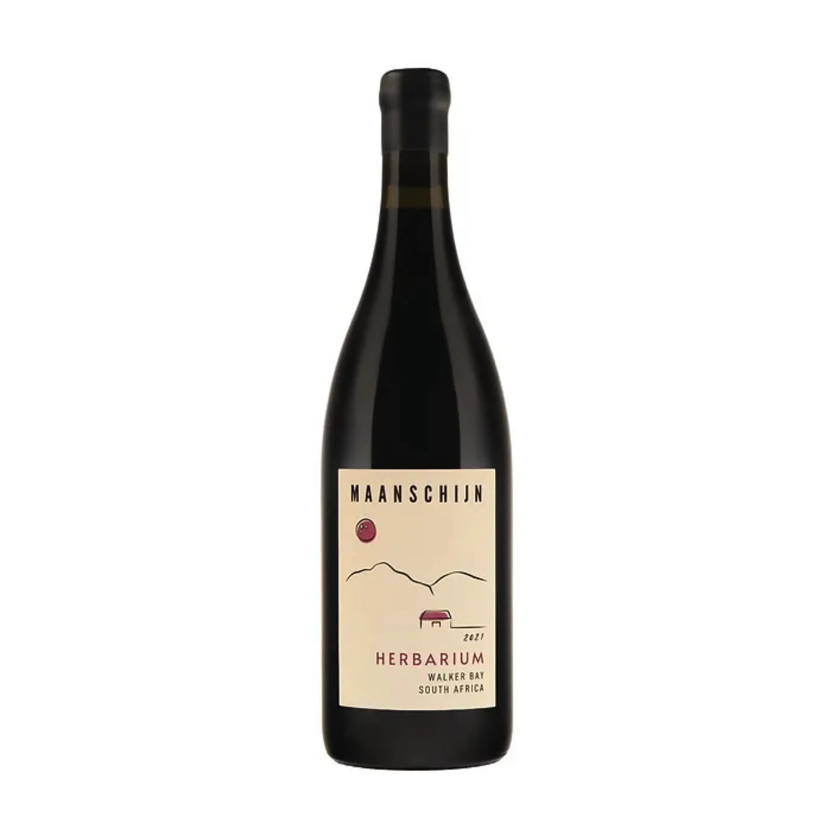 Maanschijn-Rotwein-Cuvée-Südafrika-Walkerbay-2021 Herbarium Red-WINECOM