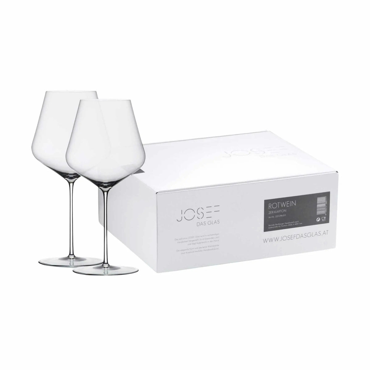 Josef Glas-Rotweinglas-Gläser & Accessoires-JOSEF Burgunderglas im -er Geschenkkarton-WINECOM