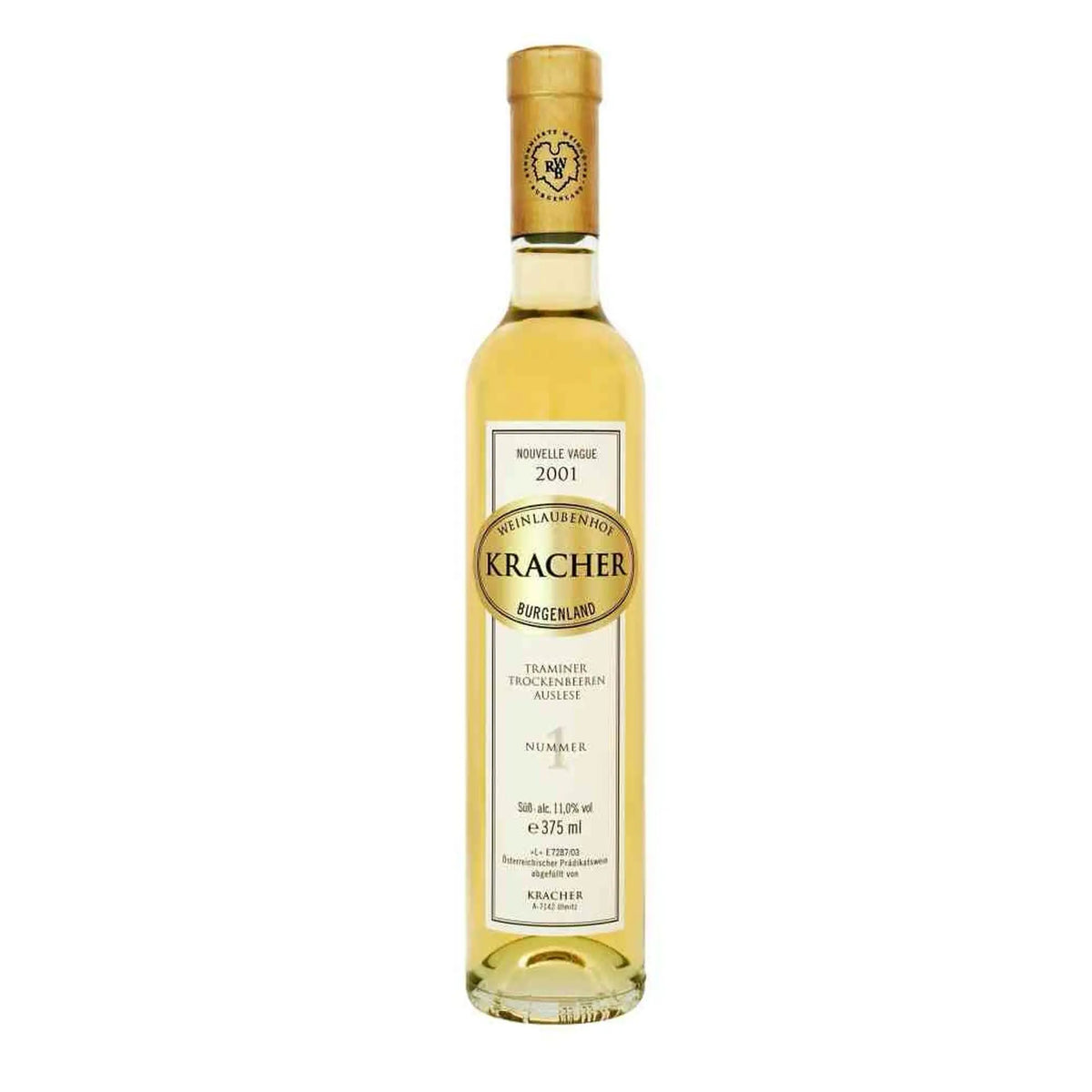 Weinlaubenhof Kracher-Süßwein-Traminer Süßwein-2001 TBA No. 1 Traminer 0.375L-WINECOM