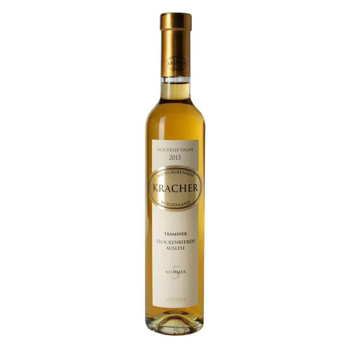 Weinlaubenhof Kracher, 2015 TBA No. 5 Traminer, Süßwein aus der Region Neusiedlersee, Österreich