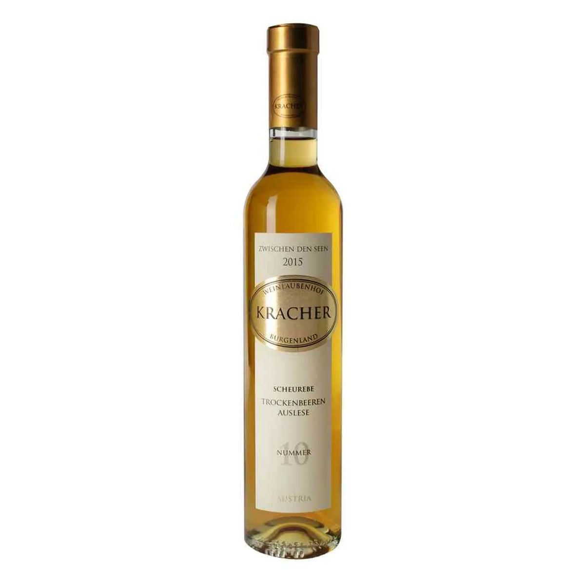 Weinlaubenhof Kracher, 2015 TBA No. 10 Scheurebe, Süßwein aus der Region Neusiedlersee, Österreich