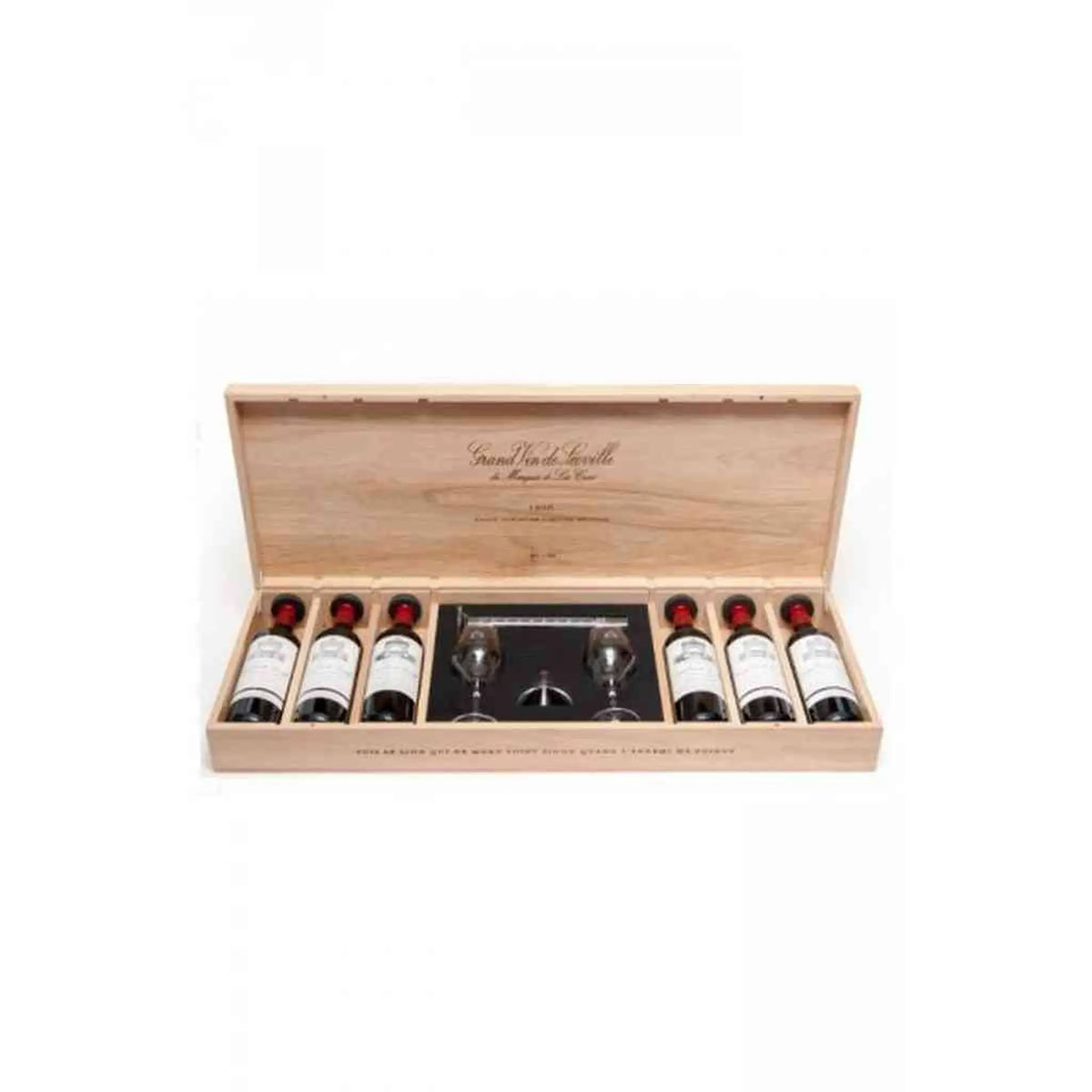 Chateau Leoville Las Cases-Rotwein-Cabernet Franc, Cabernet Sauvignon, Merlot, Petit Verdot-1989 Leoville Las Cases Grapes Varities Limited Edition-WINECOM