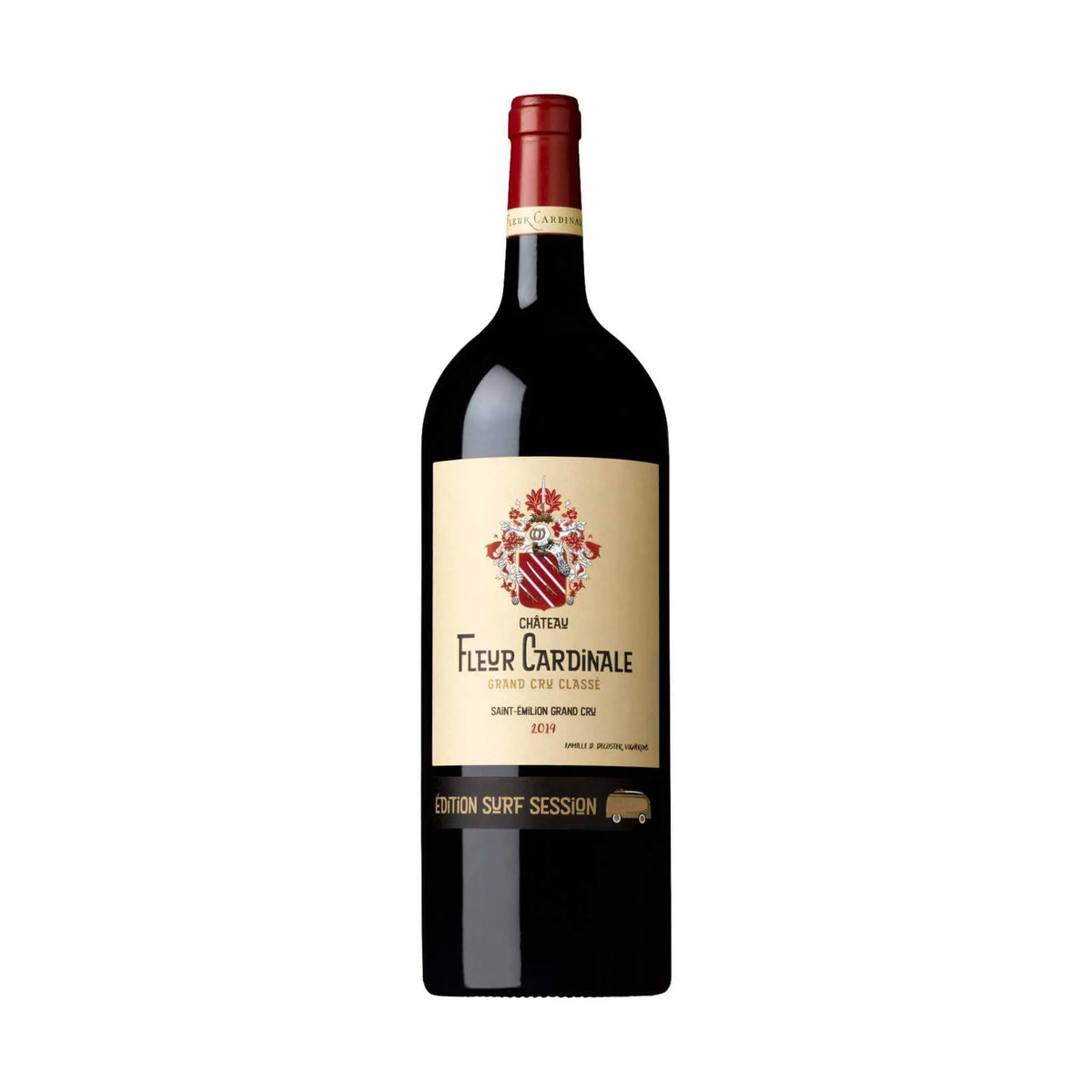 Chateau Fleur Cardinale, 2019 Fleur Cardinale Surf Session, Rotwein aus der Region Bordeaux, Frankreich