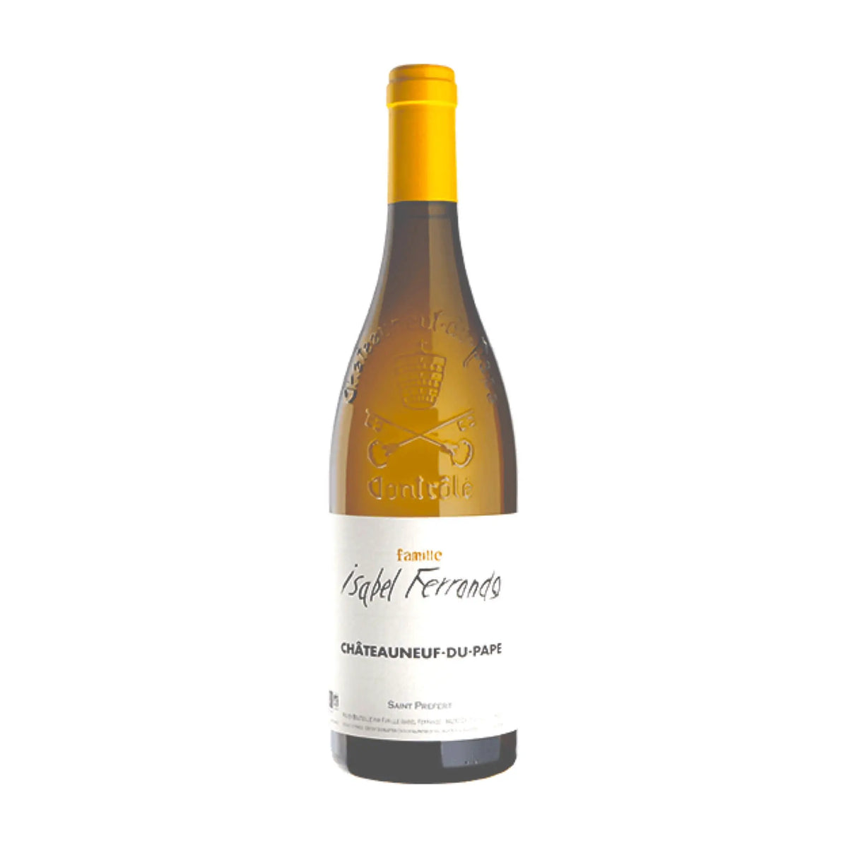 Domaine Isabel Ferrando, 2021 Châteauneuf-du-Pape Blanc, Weißwein aus der Region Rhone, Frankreich