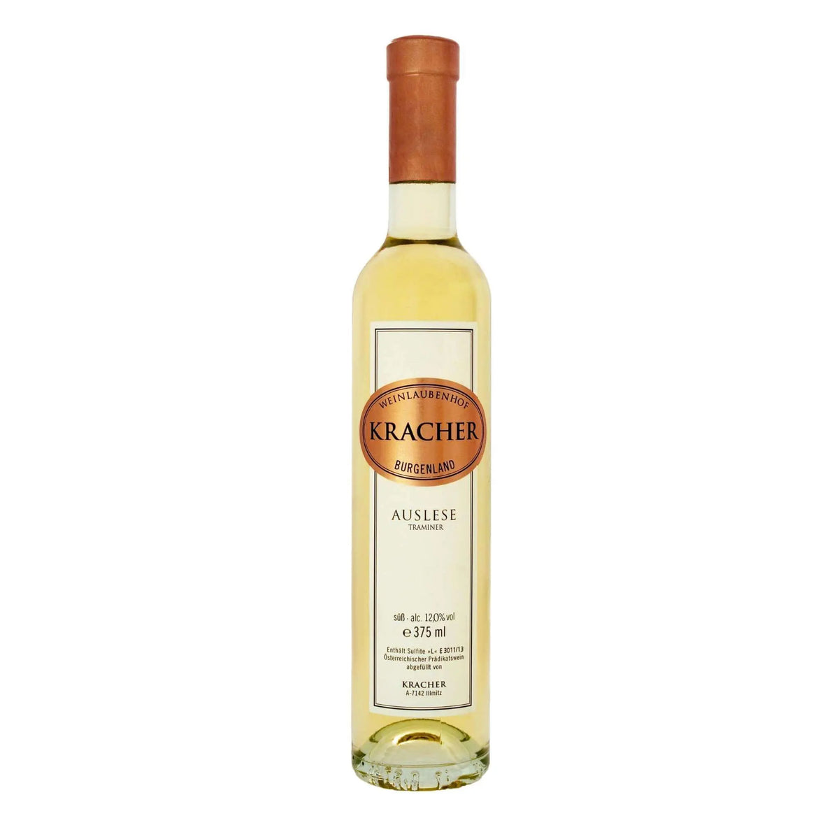 Weinlaubenhof Kracher, 2019 TBA No. 1 Traminer, Süßwein aus der Region Burgenland, Österreich