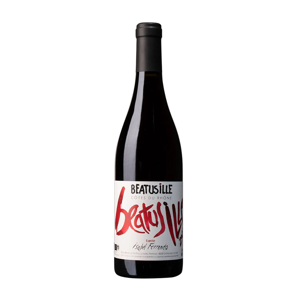 Domaine Isabel Ferrando-Rotwein-Grenache, Cinsault, Monastrell, Syrah-2022 Côtes du Rhône Beatus Ille-WINECOM