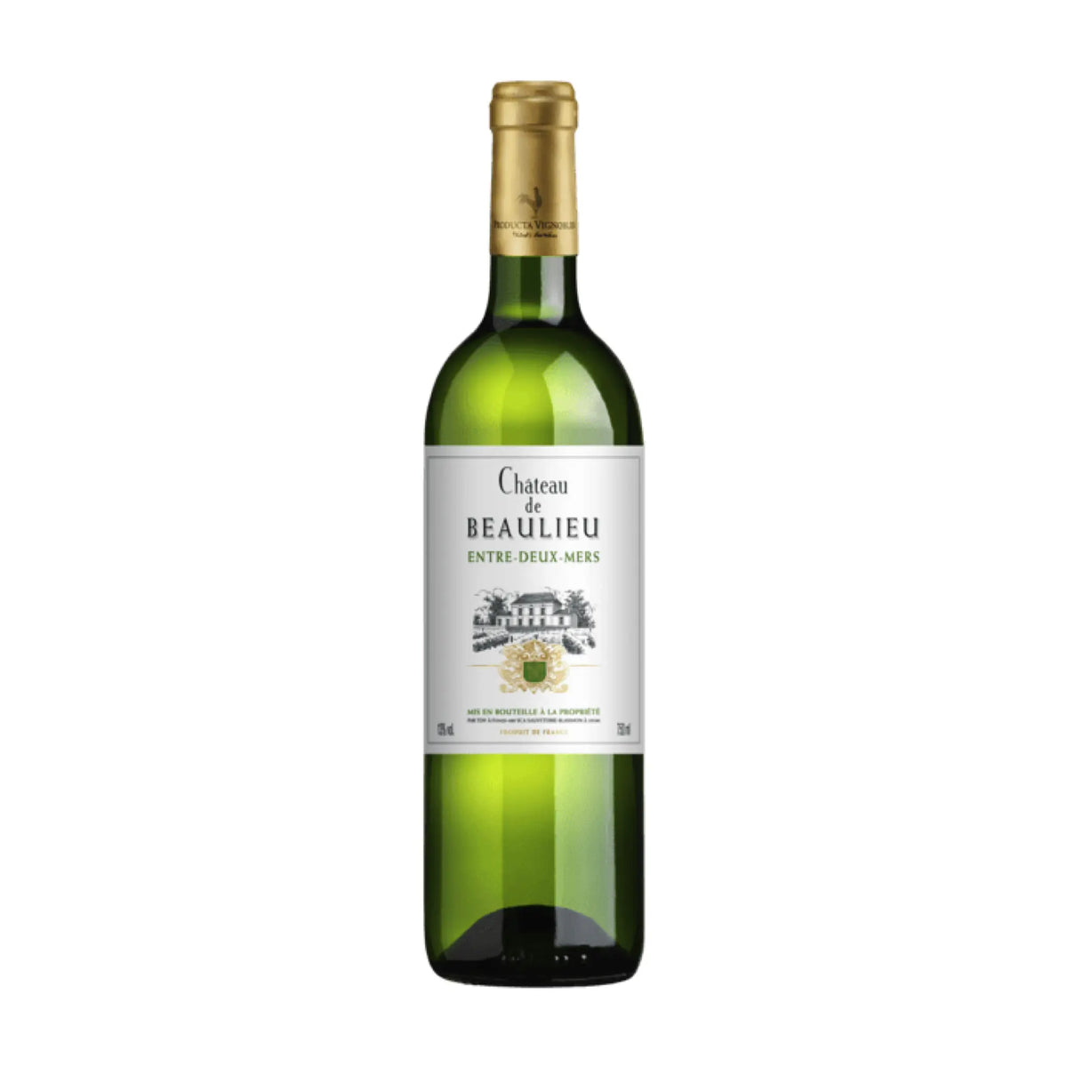 Château de Beaulieu-Bordeaux Entre Deux Mers Blanc AOC, Weißwein aus der Region Bordeaux, Frankreich