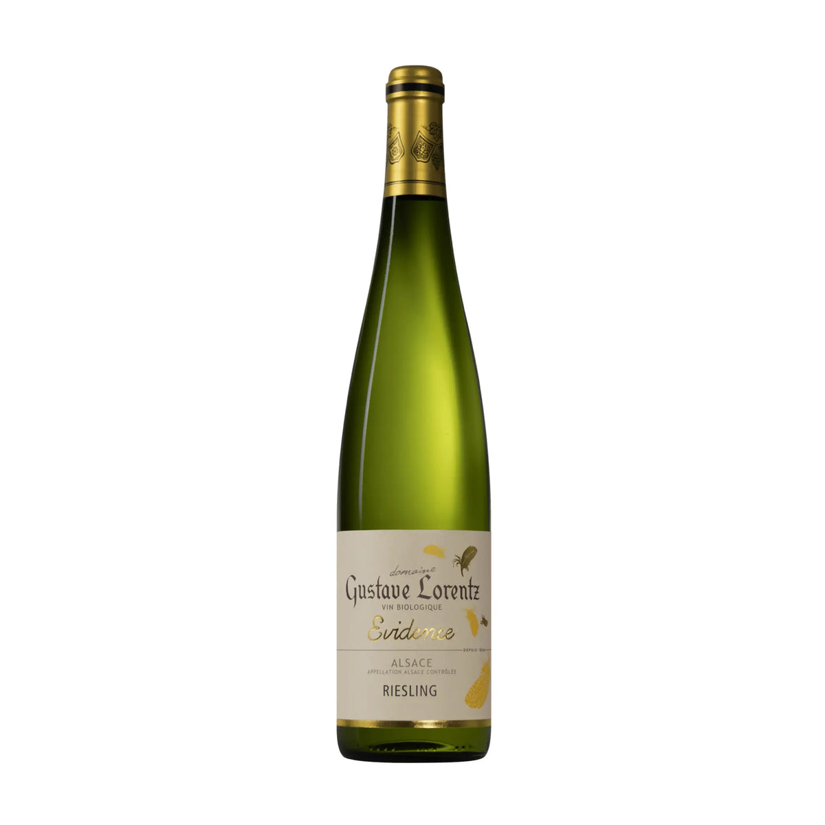 Gustave Lorentz-Riesling Evidence Organic, Weißwein aus der Region Elsass, Frankreich