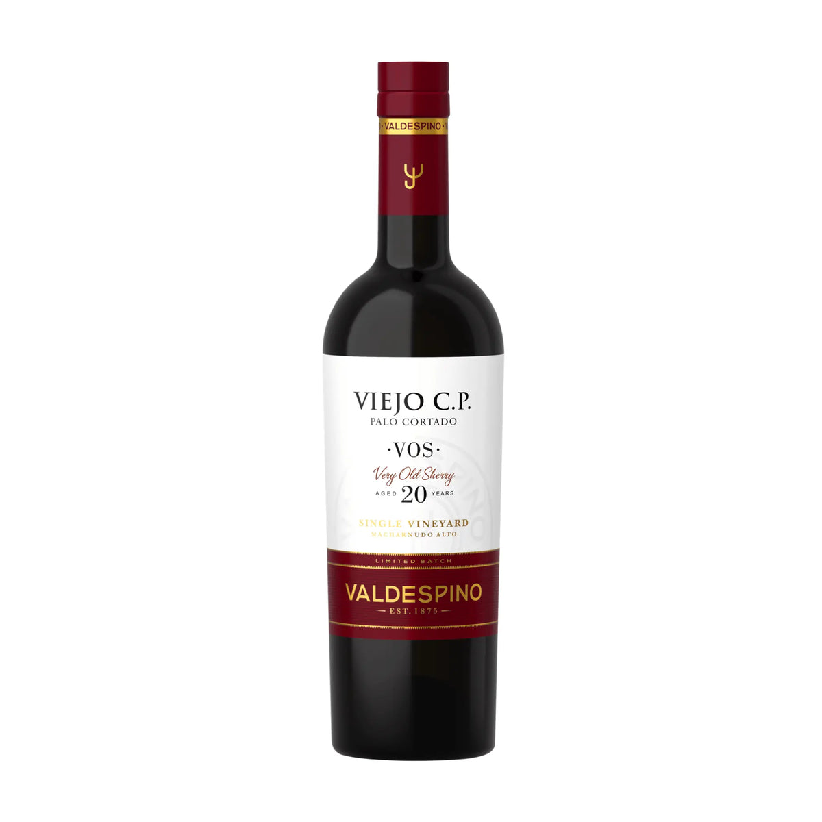 Bodegas Valdespino-Sherry DOP Palo Cortado Viejo Cp 0.5L, Weißwein aus der Region Jerez-Xérès-Sherry, Spanien