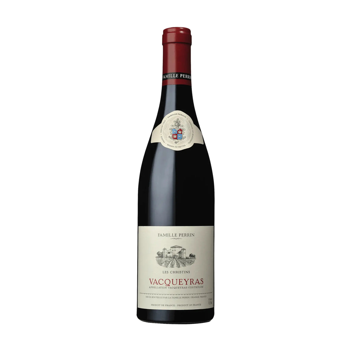 Famille Perrin-Rotwein-Cuvée-Rhône-Frankreich-Vacqueyras AOC Les Christins Rouge 1,5l-WINECOM