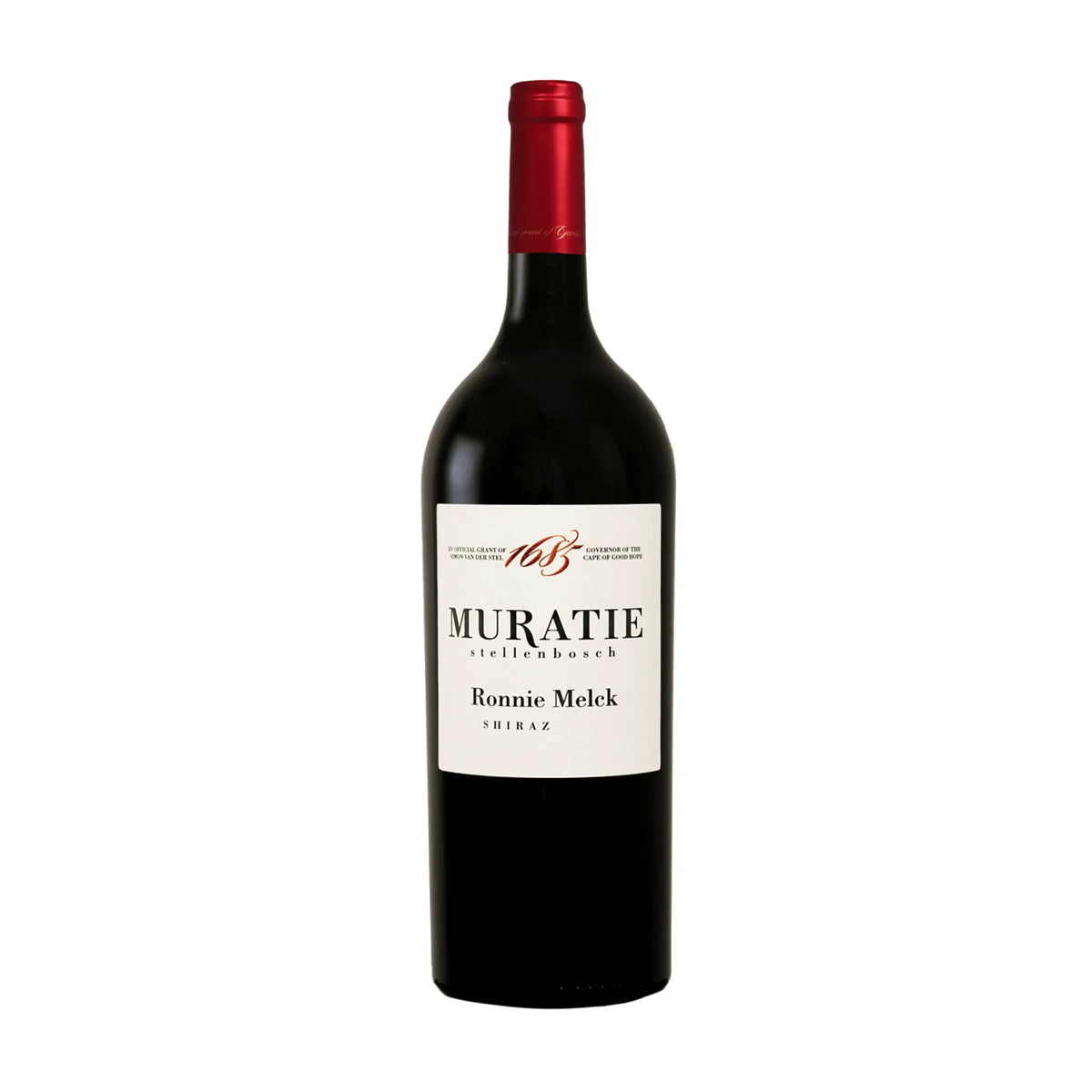 Muratie Estate-Ronnie Melck Shiraz Magnum 1.5L, Rotwein aus der Region Stellenbosch, Suedafrika