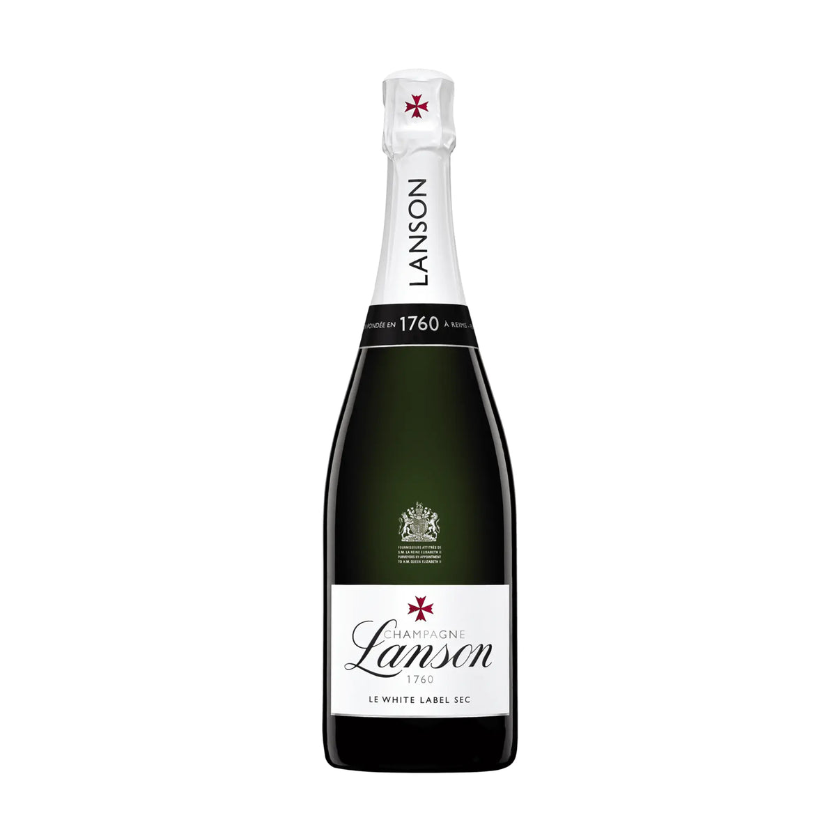 Champagne Lanson-Le White Label sec, Champagner aus der Region Champagne, Frankreich