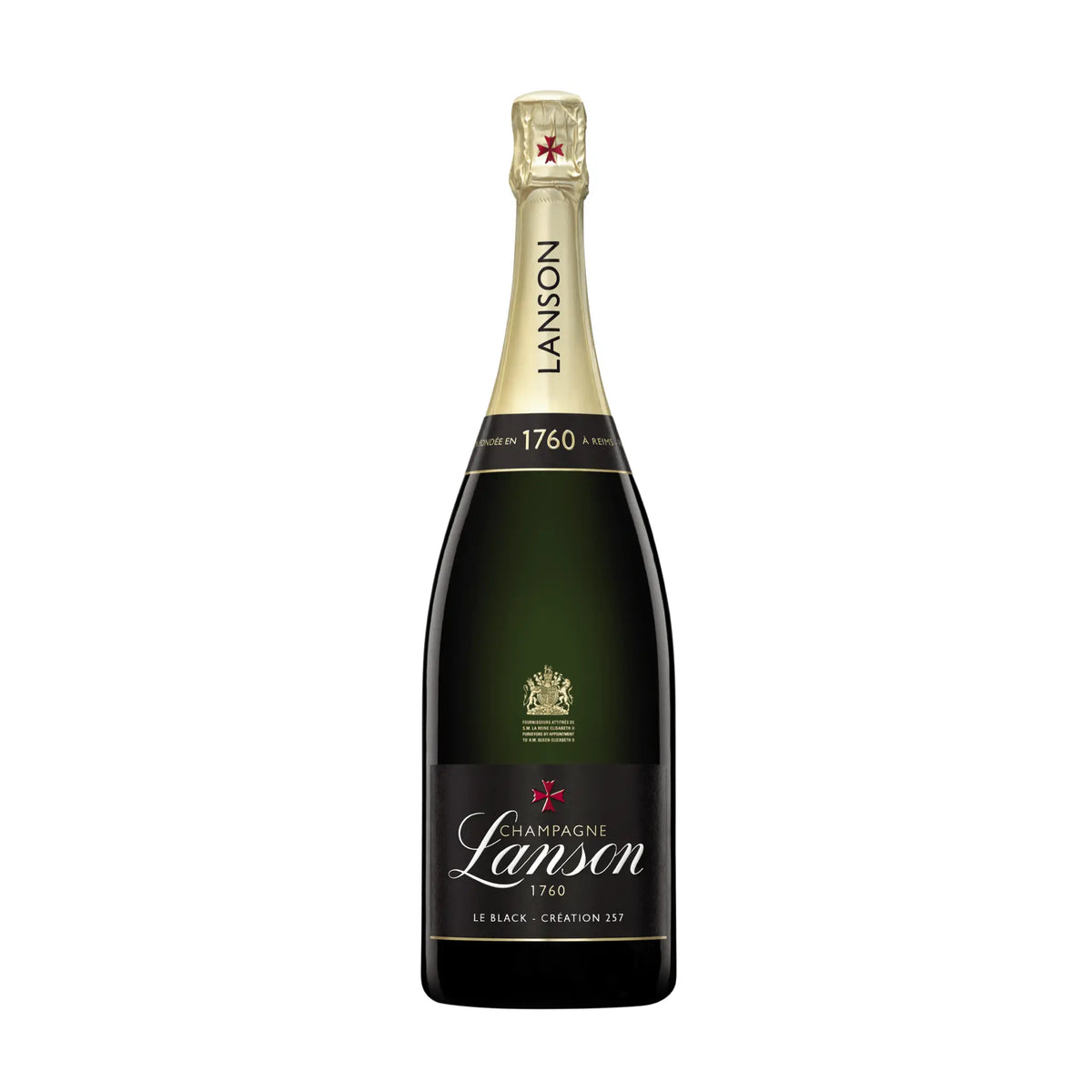 Champagne Lanson-Le Black Label Brut Magnum 1.5L, Champagner aus der Region Champagne, Frankreich