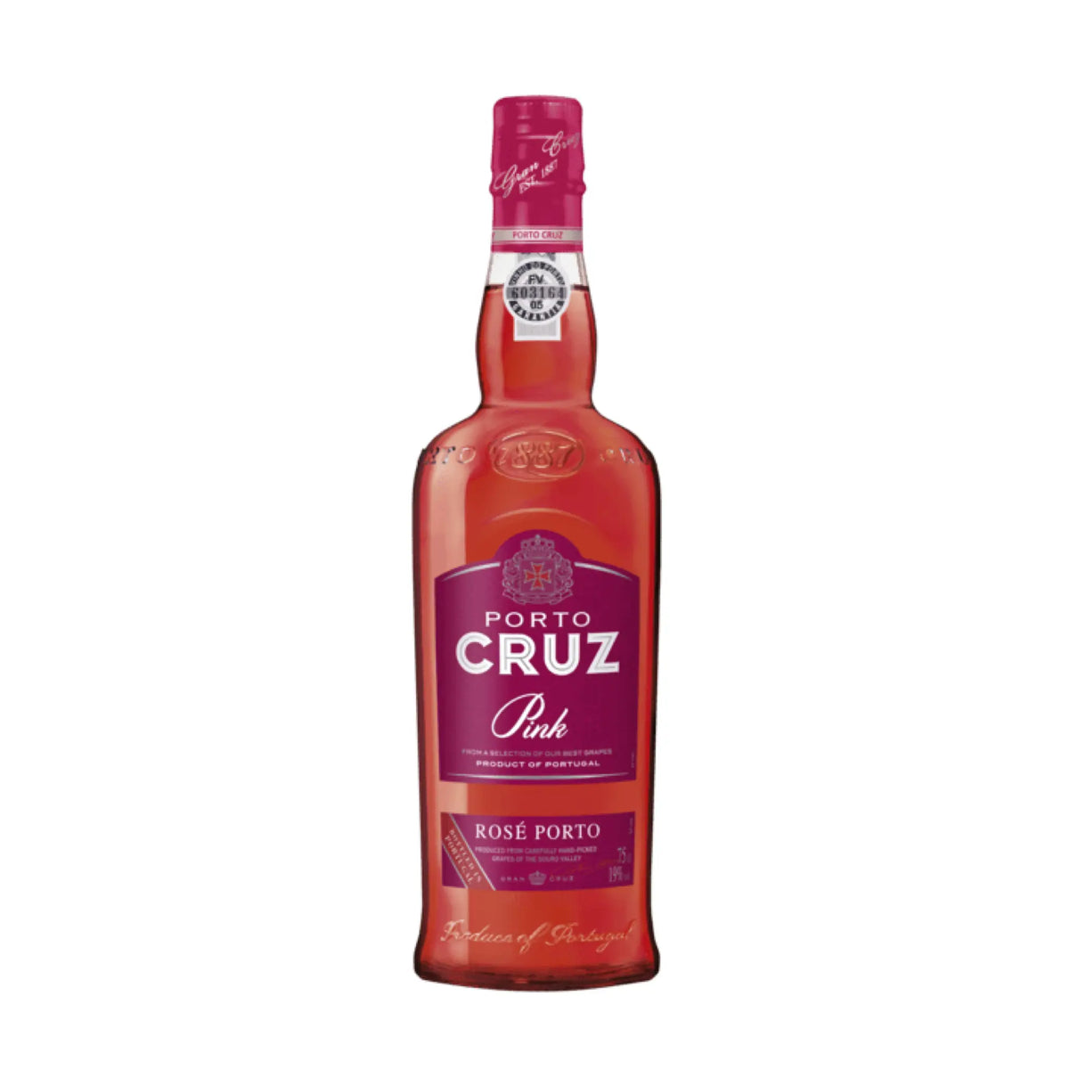 Cruz Port-Cruz Pink Rosé Port, Portwein aus der Region Douro, Portugal