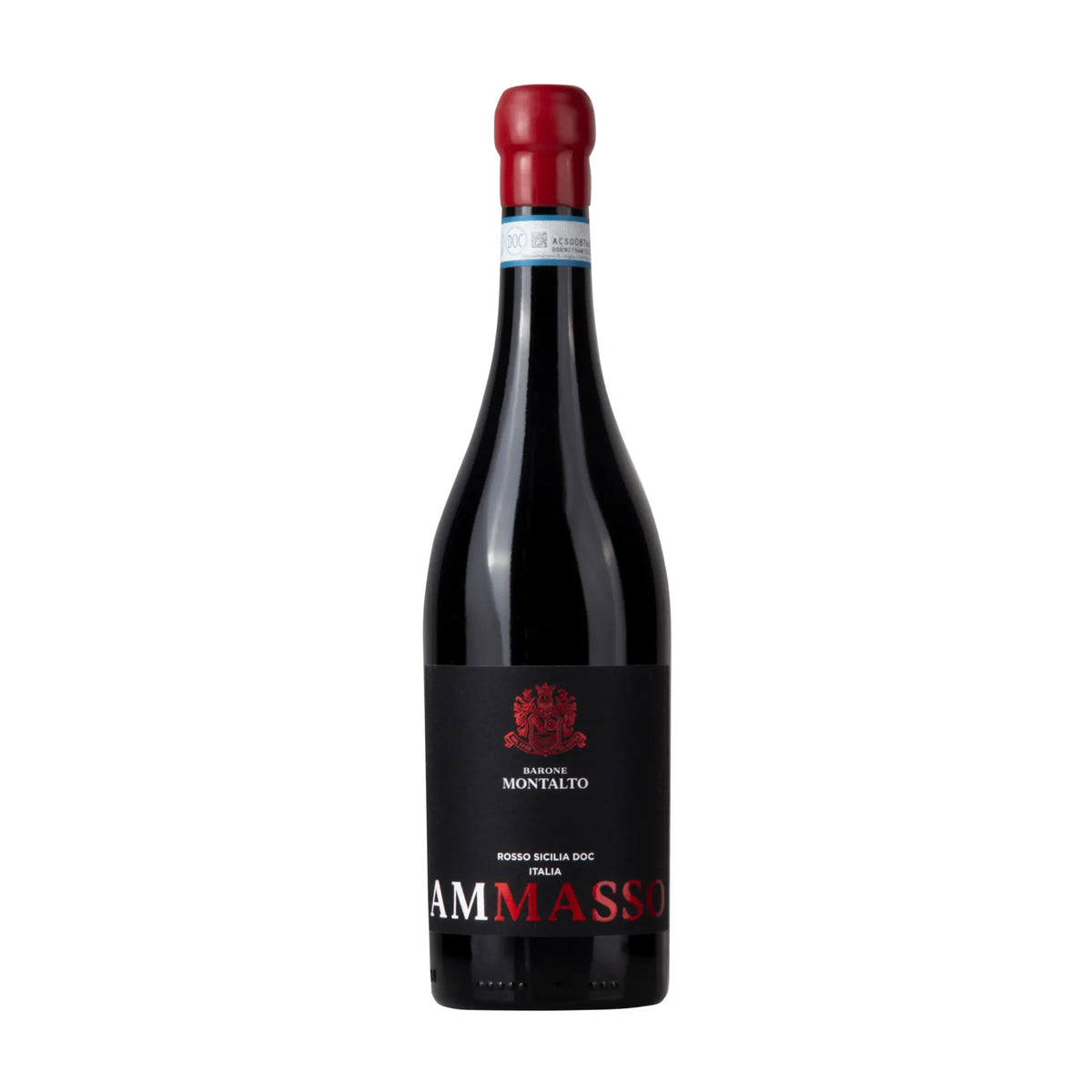 Barone Montalto-Ammasso Rosso Sic. DOC Geschenkpackung, Rotwein aus der Region Sizilien, Italien