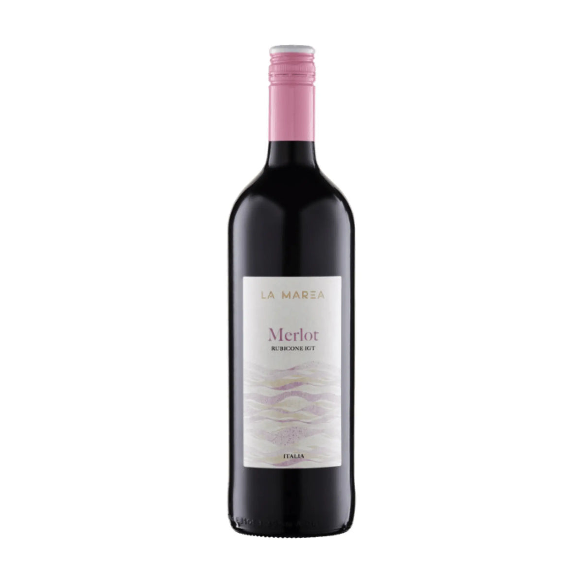 La Marea-Merlot Rubicone IGT 1.0L, Rotwein aus der Region Emilia-Romagna, Italien