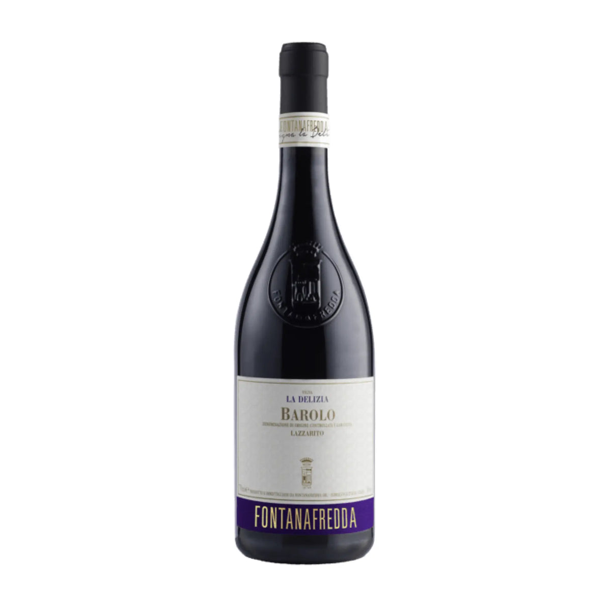 Fontanafredda-Lazzarito Vig. La Delizia Barolo DOCG, Rotwein aus der Region Piemont, Italien