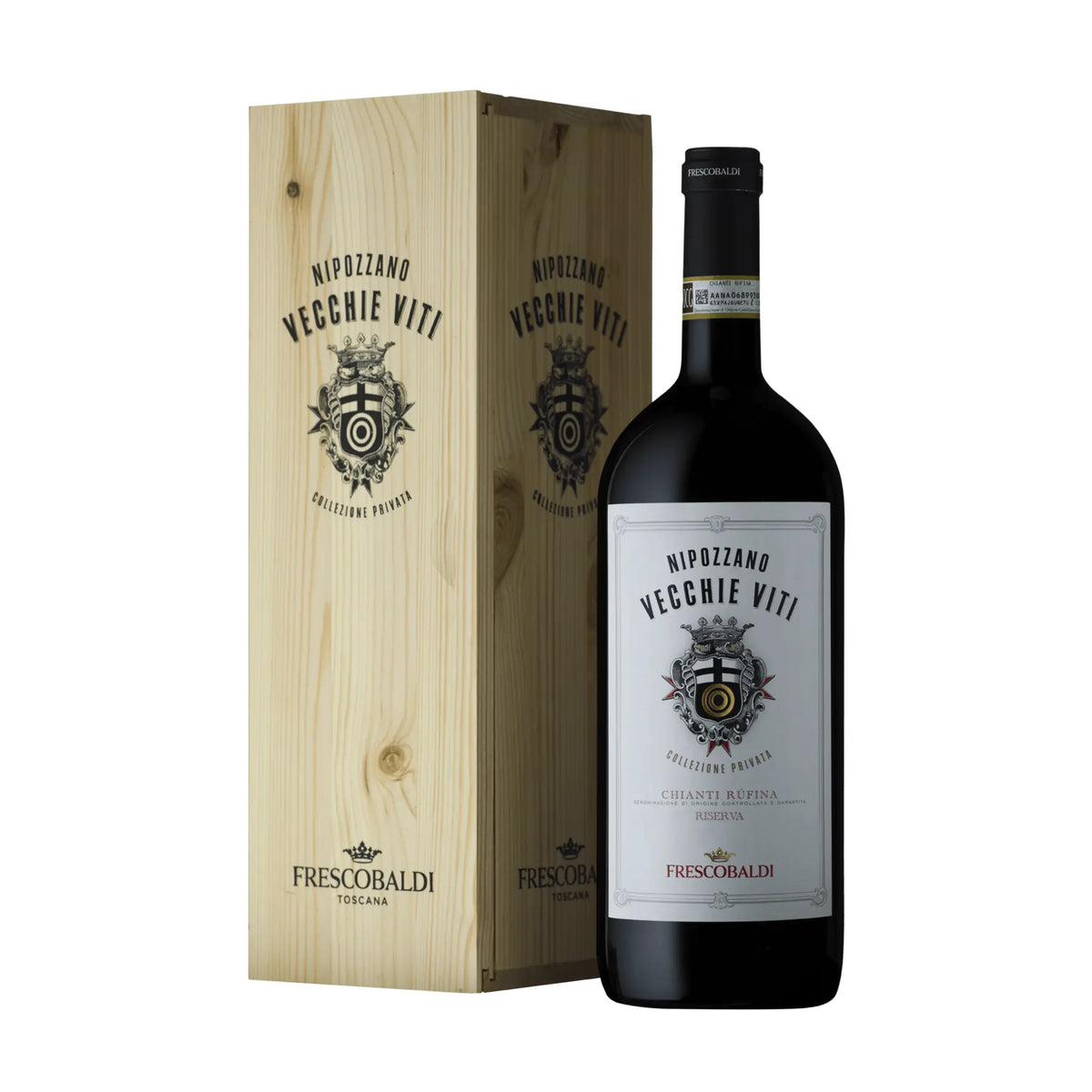 Frescobaldi-Nipozzano Vecchie Viti Chianti Ruf.Ris. 1.5L, Rotwein aus der Region Toskana, Italien