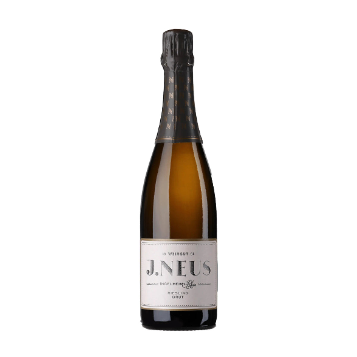 Riesling Gutssekt Brut vom Weingut Weingut J.Neus, Schaumwein aus Rheinhessen, Deutschland