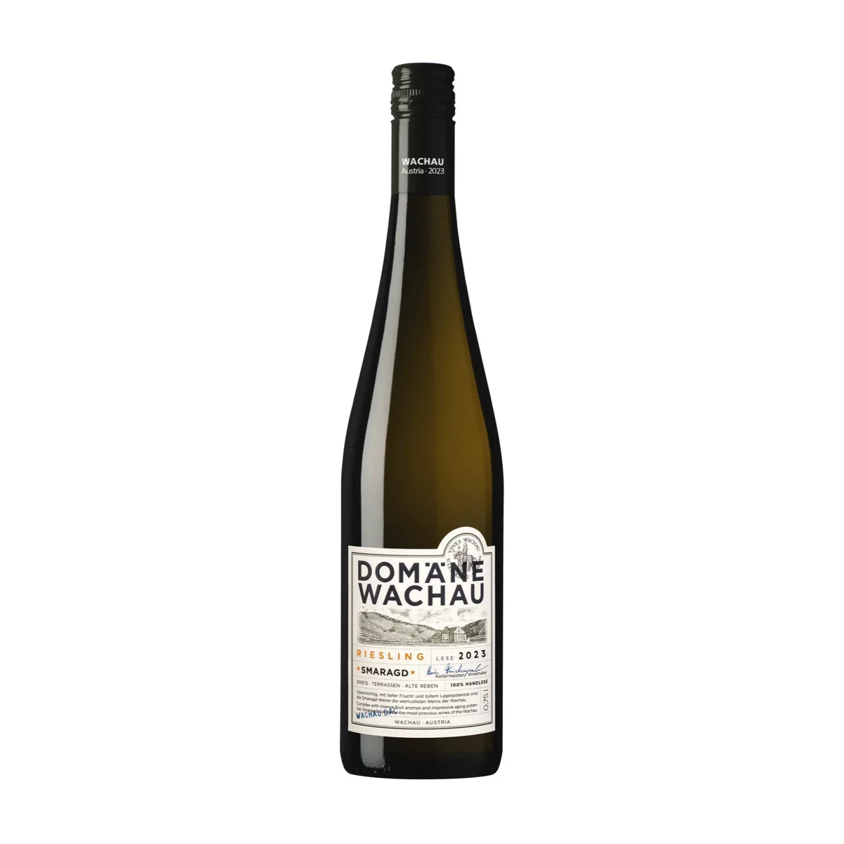 Riesling Smaragd Classic 2023 vom Weingut Domäne Wachau, Weißwein, aus der Region Wachau, Österreich