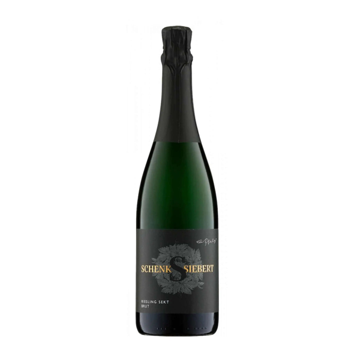 Rieslingsekt Brut vom Weingut Schenk Siebert, Schaumwein aus der Pfalz, Deutschland