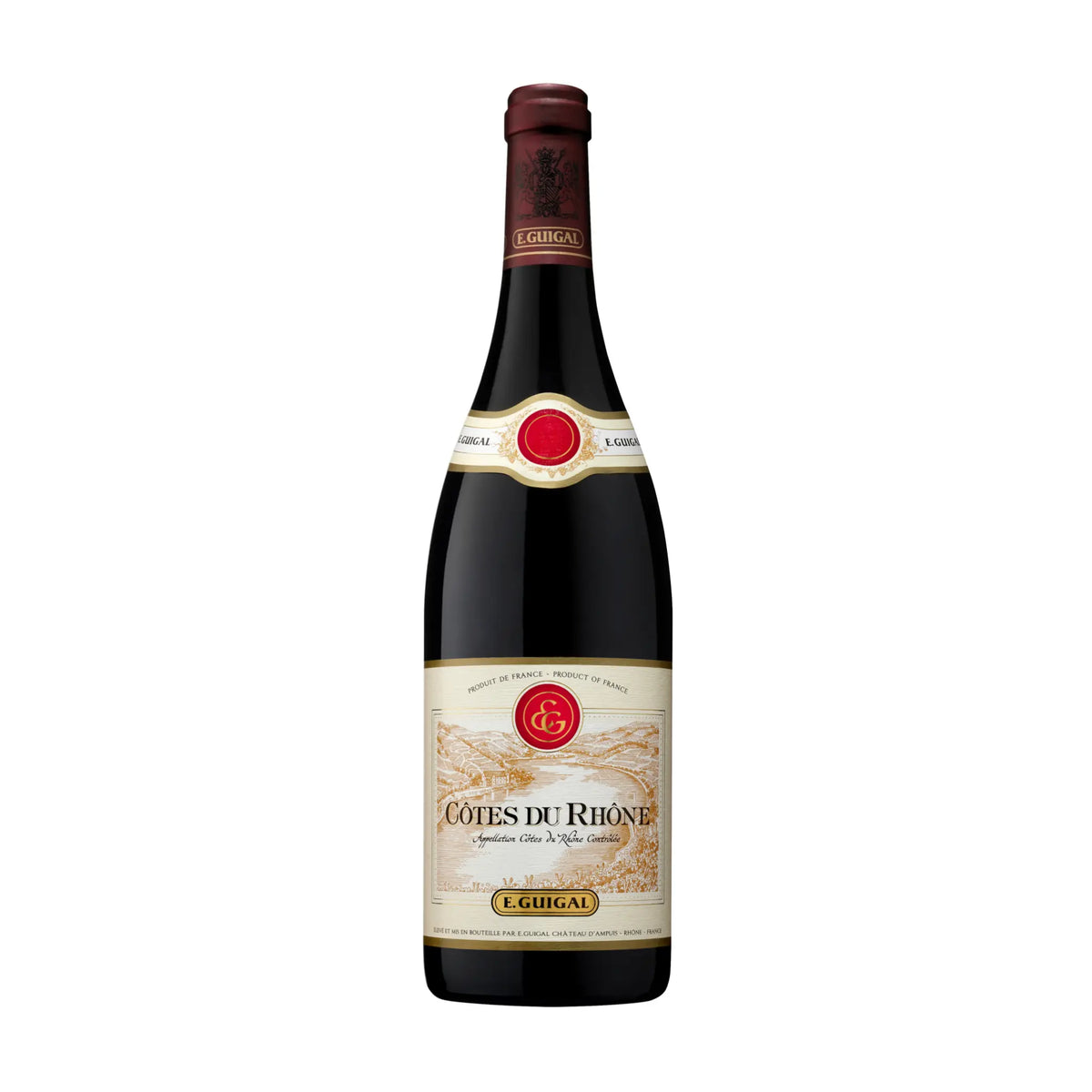 E. Guigal-Rotwein-Grenache, Syrah, Mourvédre-Frankreich-Rhone-2021 Côtes-du-Rhône Rouge 1.5l-WINECOM