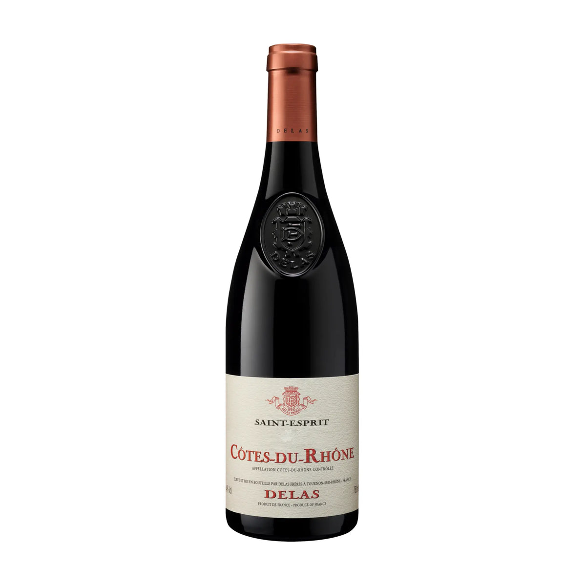 Delas Frères-Rotwein-Cuvée-Frankreich-Rhône-2022 Côtes du Rhône Saint Esprit-WINECOM