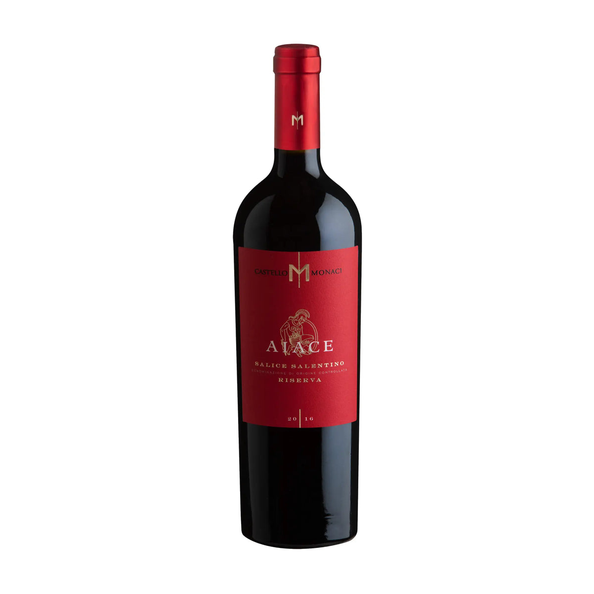 Castello Monaci-Rotwein-Cuvée-Italien-Apulien-2020 Aiace Salice Salentino Riserva-WINECOM