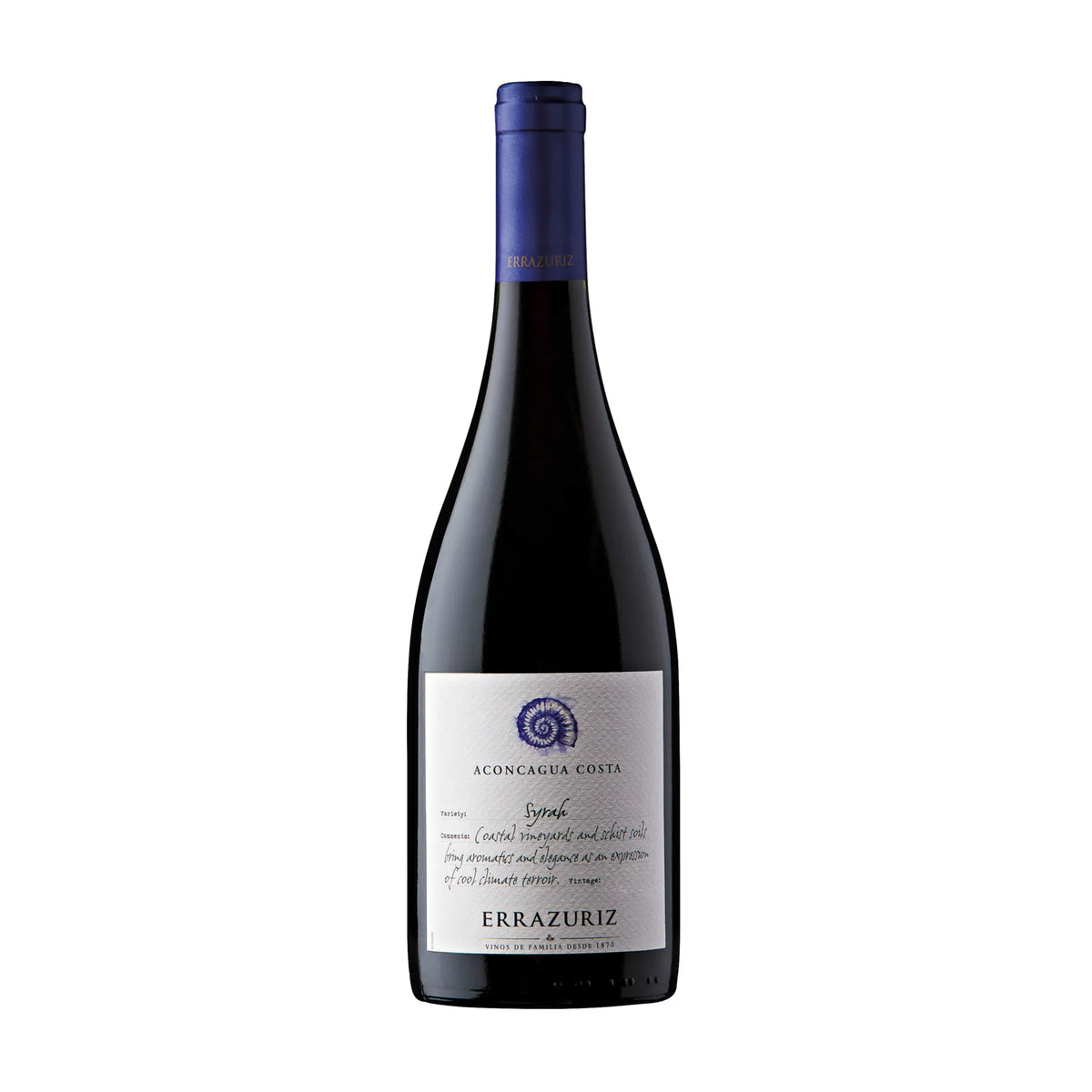 Vina Errazuriz-Rotwein-Syrah-Chile-Aconcagua-2018 Aconcagua Costa Syrah-WINECOM