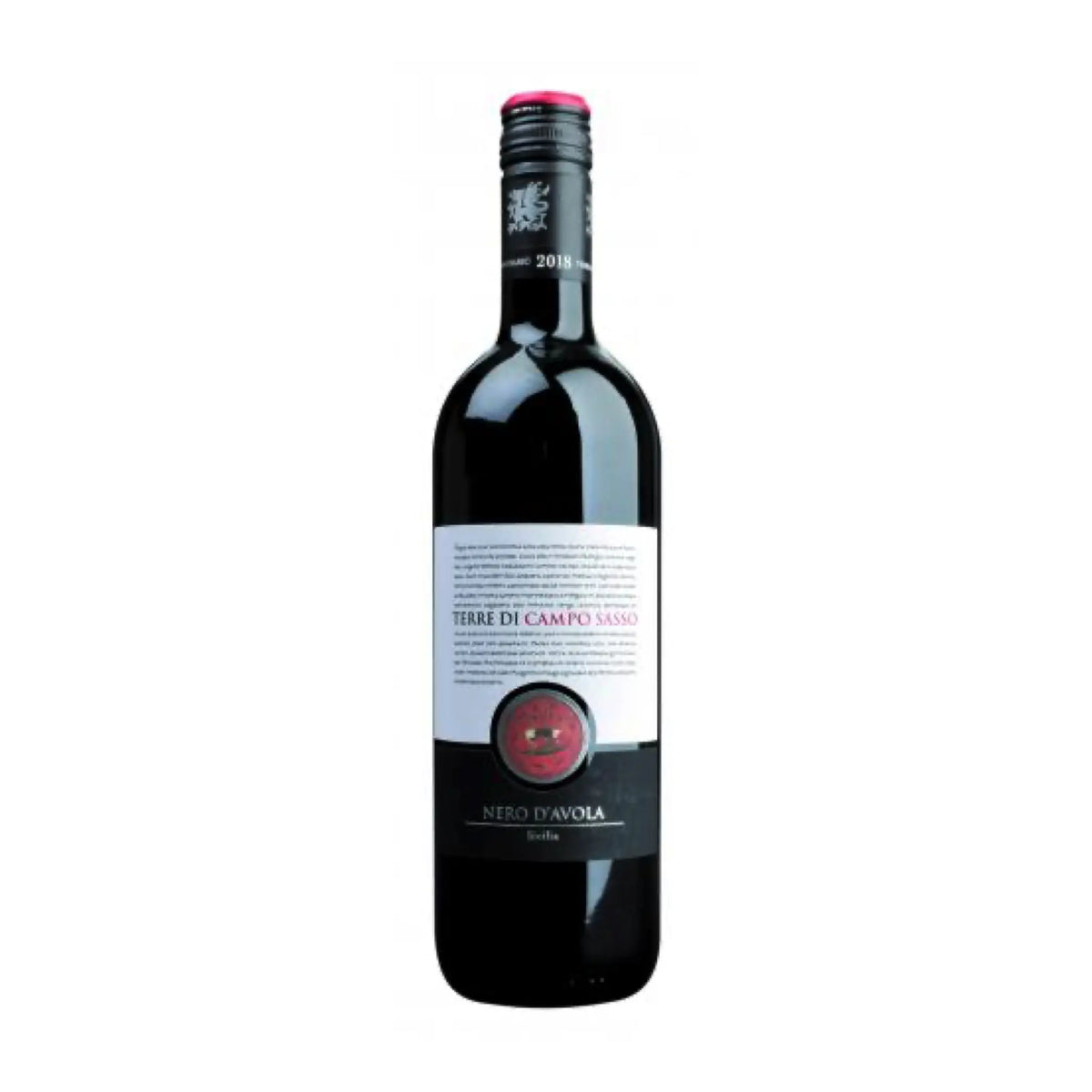 Terre di Campo Sasso - 2023 Nero d'Avola IGT Terre Sicilia, Rotwein aus der Region Apulien, Italien