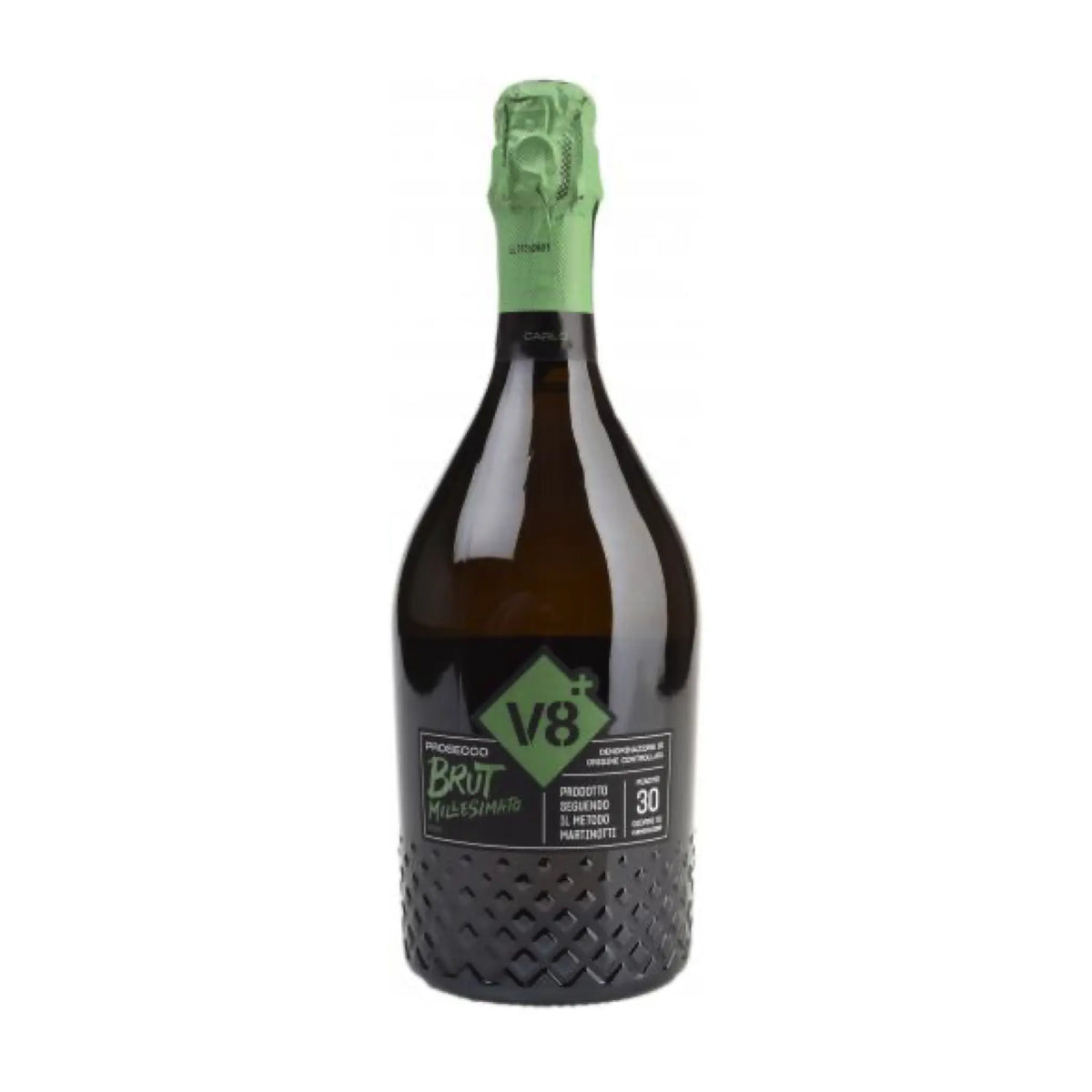 Genagricola V8 Vineyards - 2023 Sior Carlo Prosecco DOC Millesimato Brut, Schaumwein aus der Region Venetien, Italien