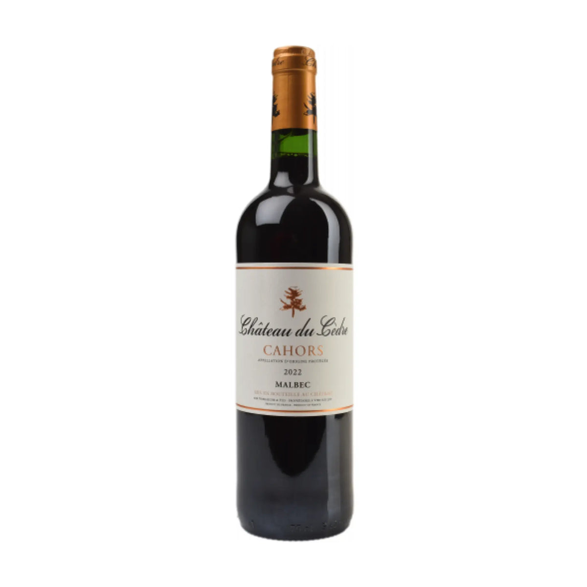 Château du Cedre - 2022 Chateau du Cedre Cahors, Rotwein aus der Region Sud-Ouest, Frankreich