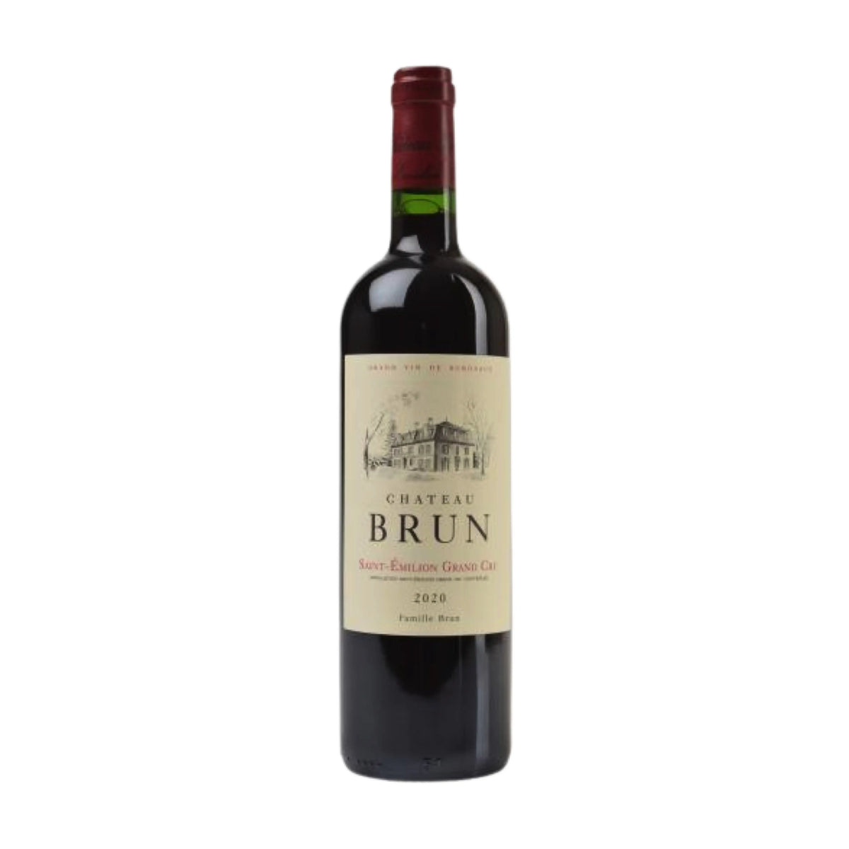 Château Brun - 2020 St.Emilion Grand Cru AOC, Rotwein aus der Region Bordeaux, Frankreich