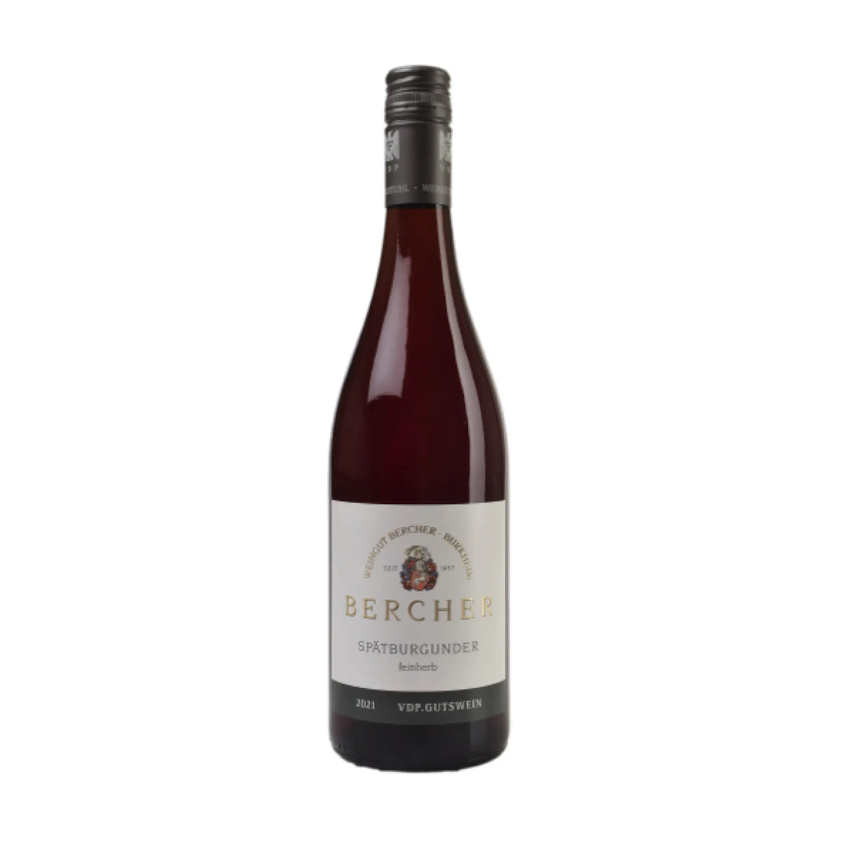 Weingut Bercher - 2021 Spätburgunder feinherb Baden VDP. Gutswein, Rotwein aus der Region Baden, Deutschland