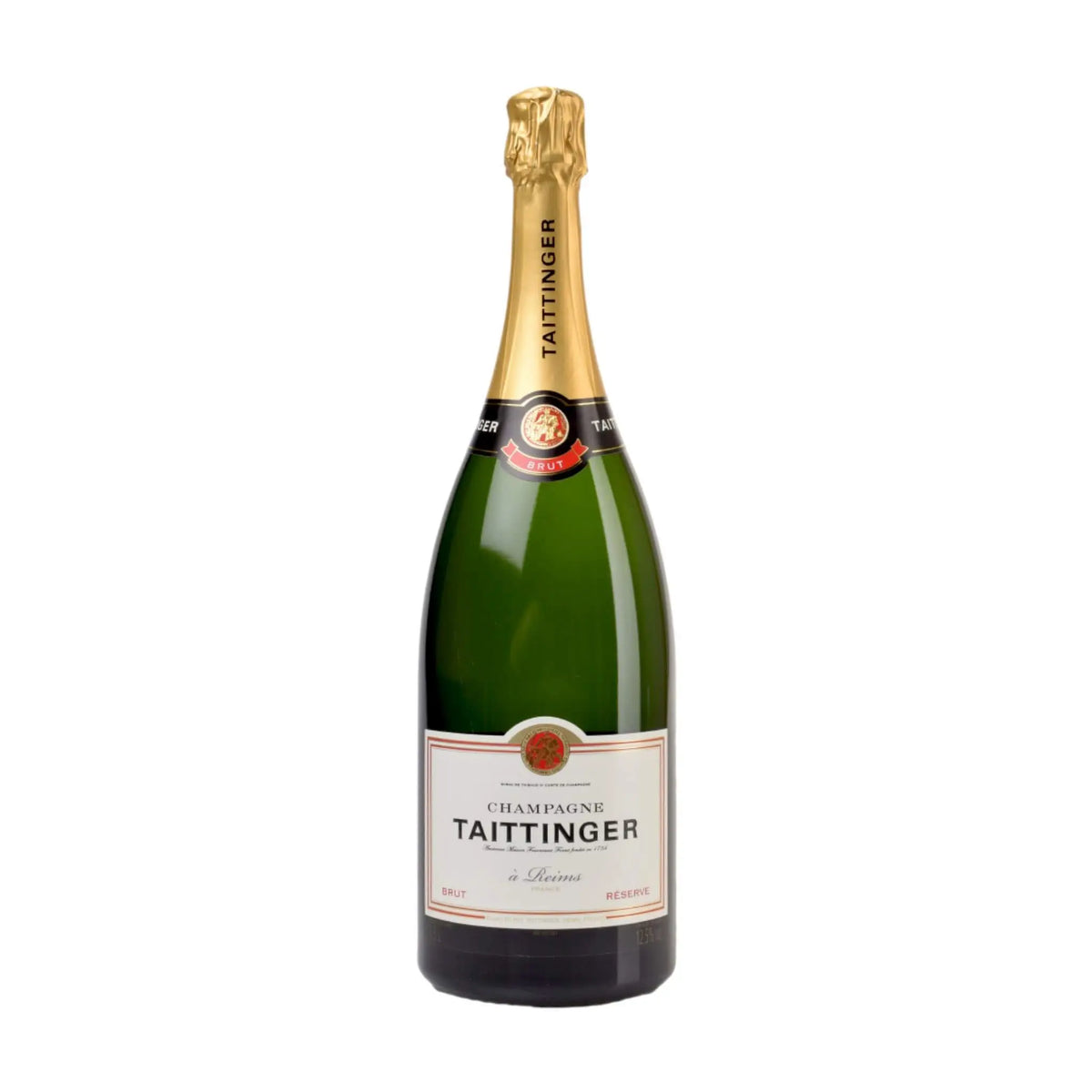 Champagne Taittinger - Taittinger Brut Reserve Magnum 1.5L, Schaumwein aus der Region Champagne, Frankreich