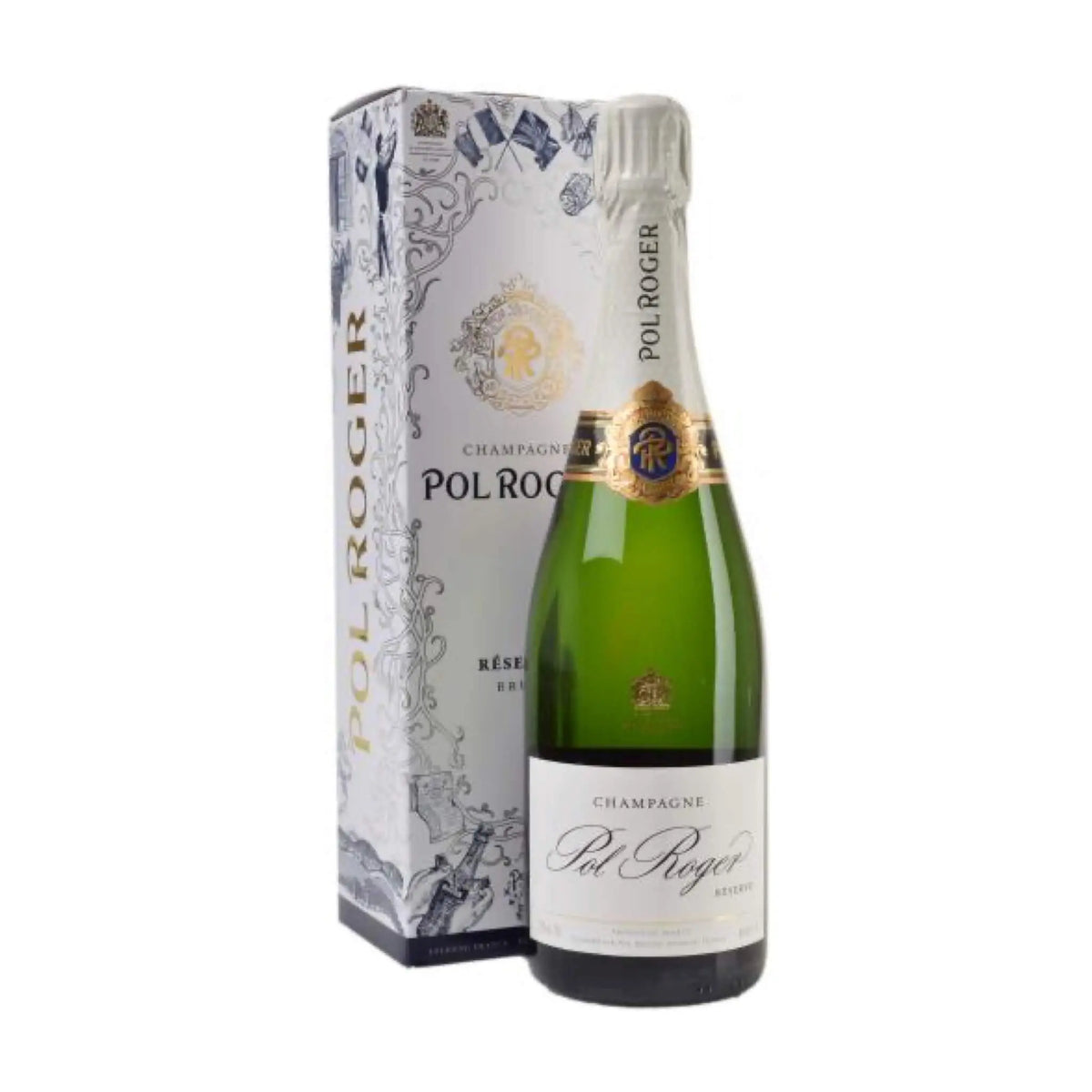 Champagne Pol Roger-Schaumwein-Pino Noir, Pinot Meunier, Chardonnay-Reserve Brut Champagne AOC-WINECOM