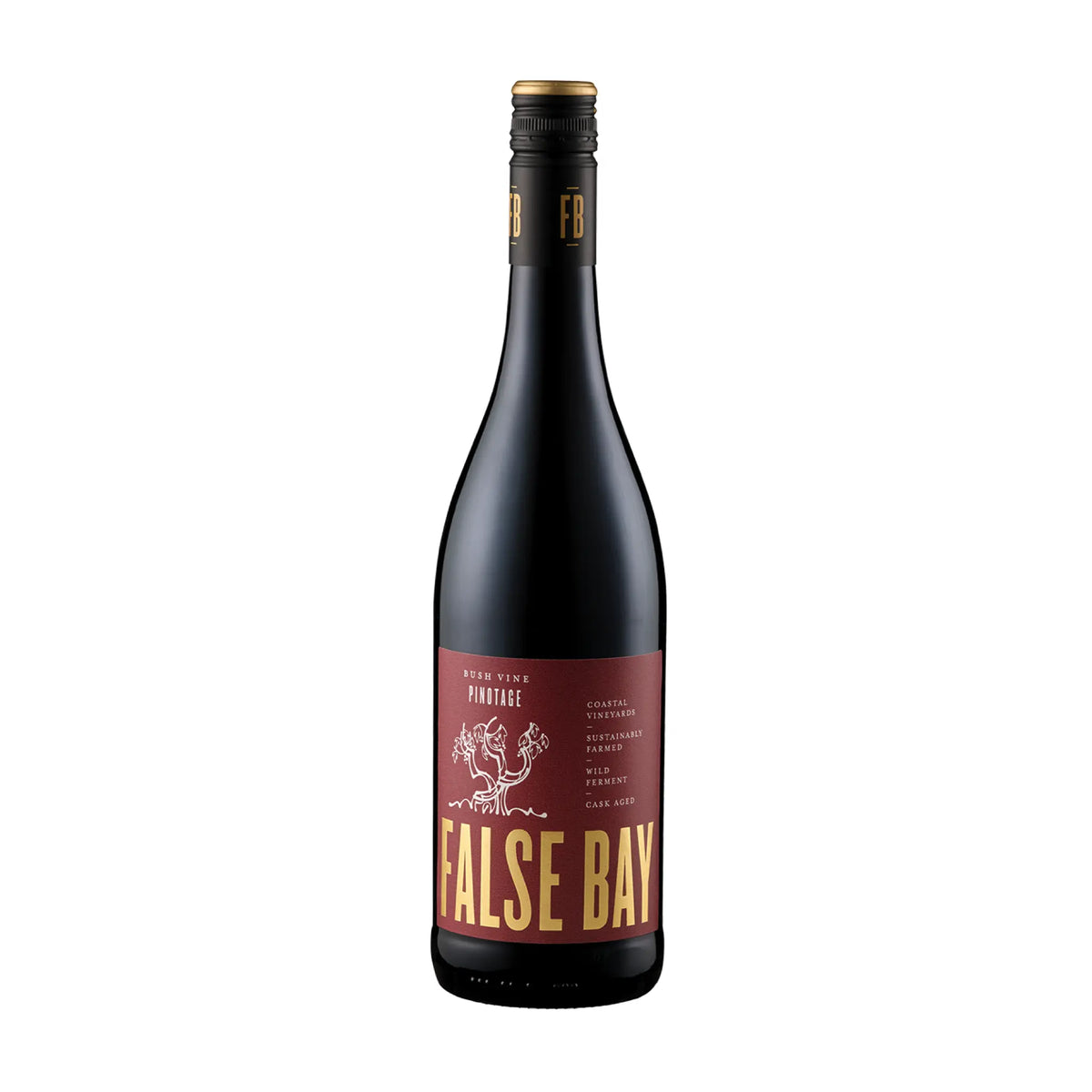 False Bay Vineyards-Rotwein-Pinotage-Südafrika-Stellenbosch-2022 False Bay Bush Vine Pinotage-WINECOM